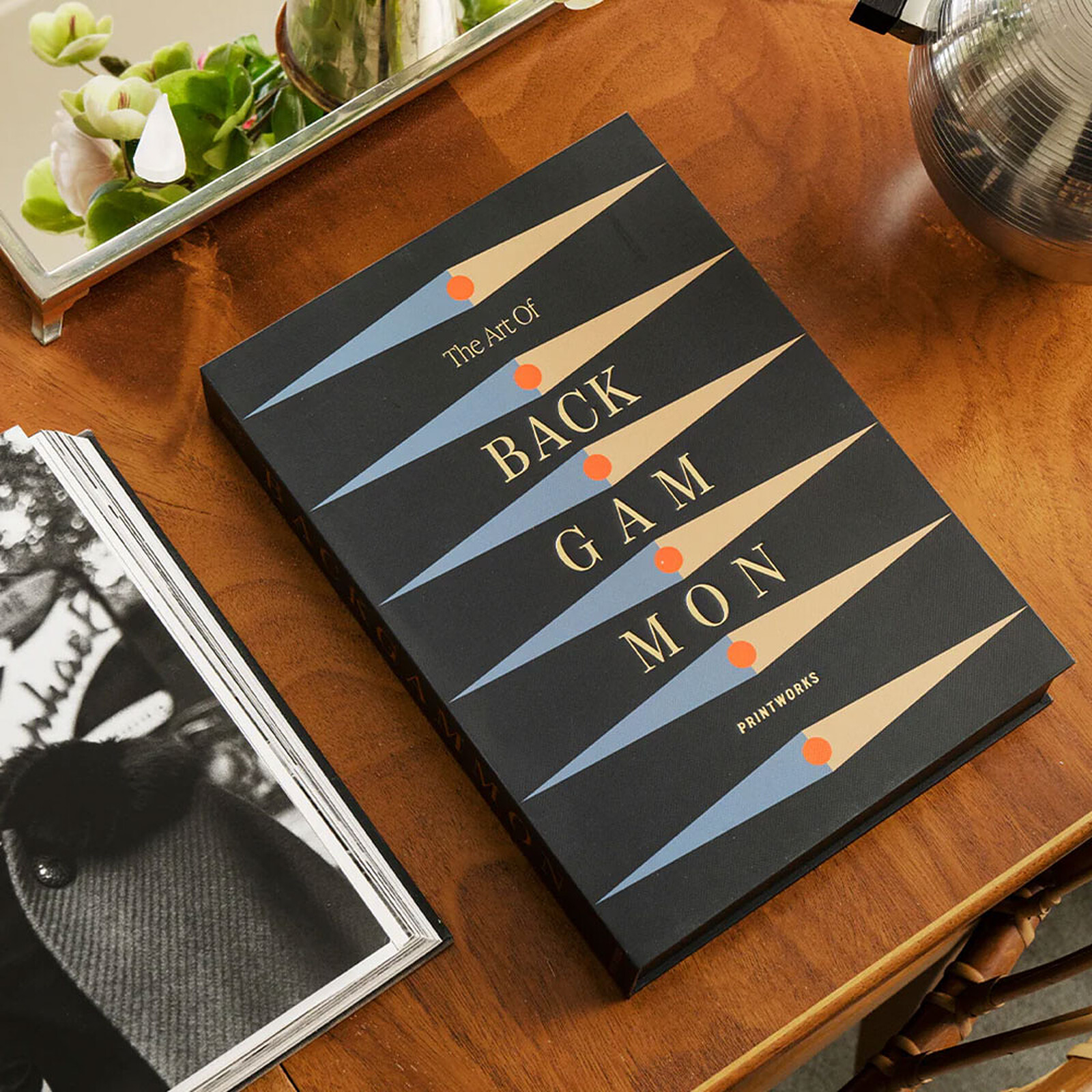 Jeu de Plateau Art of Backgammon Anthracite - Classic pas cher