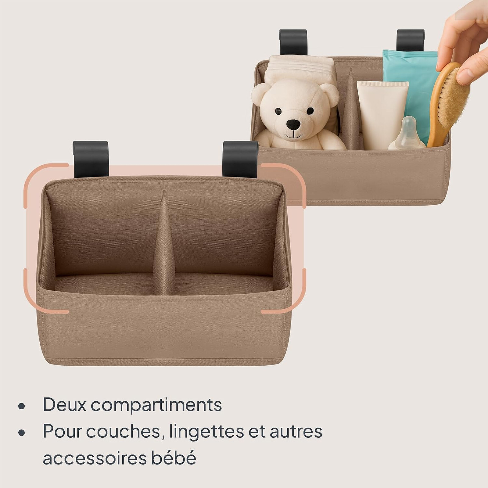 Organisateur pour Lit Bébé ou Table à Langer - Small Lionelo