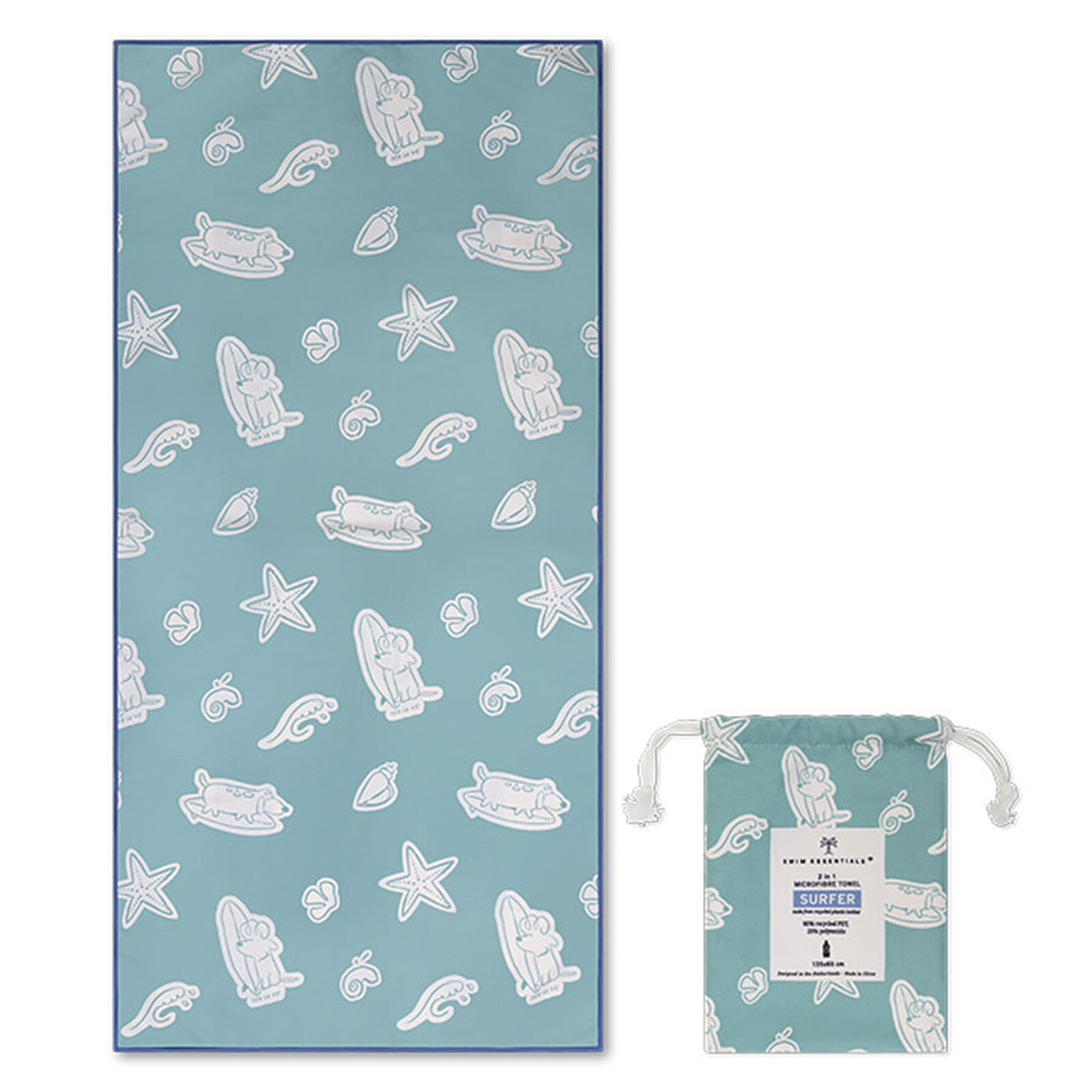 Serviette de Plage - Surf Dogs Swim Essentials