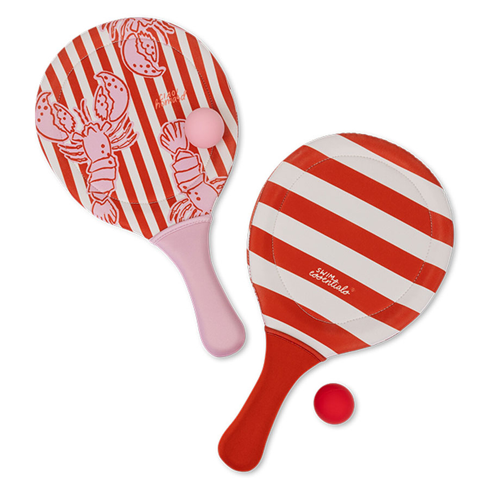 Raquettes de Plage - Lobster Bay Pink Swim Essentials