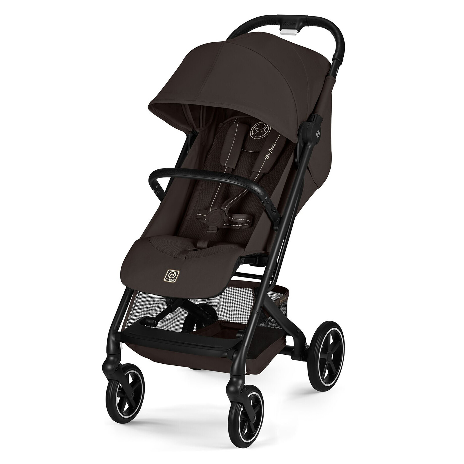 Poussette Citadine Ultra-compacte Beezy Châssis Black - Chocolate Brown Cybex