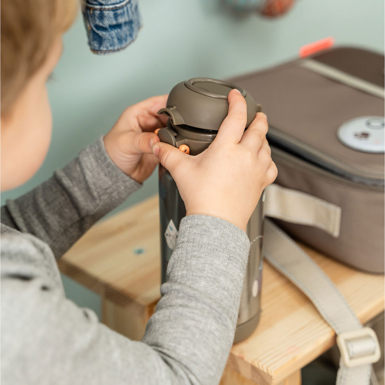 Gourde Isotherme Tiny Trails Sable - 340 ml  pas cher