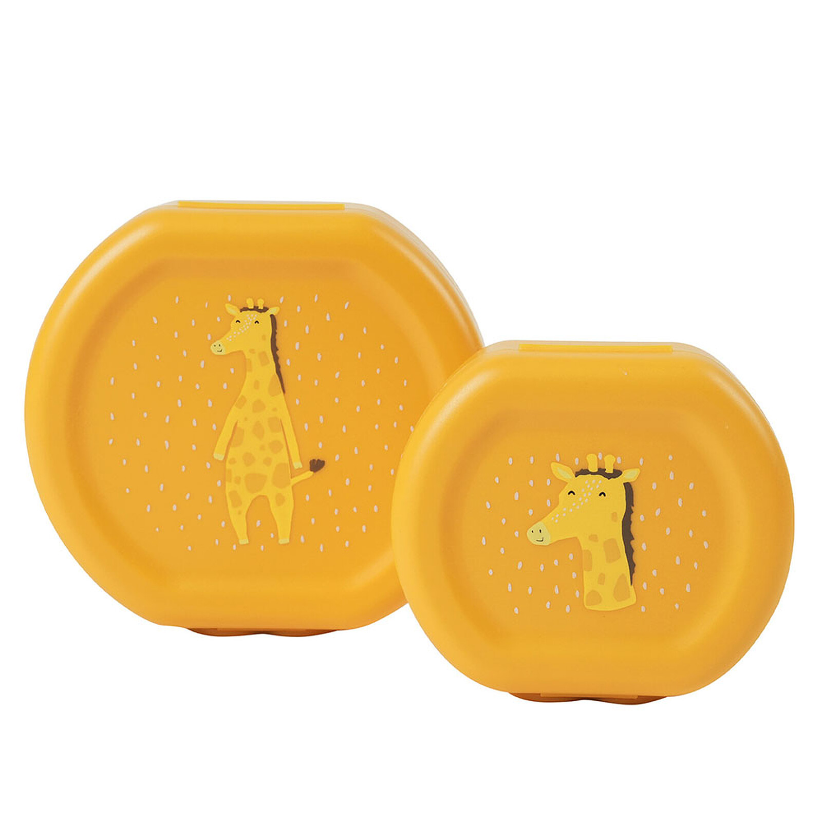 Lot de 2 Boîtes à Goûter à Clip - Mr. Giraffe Trixie Baby
