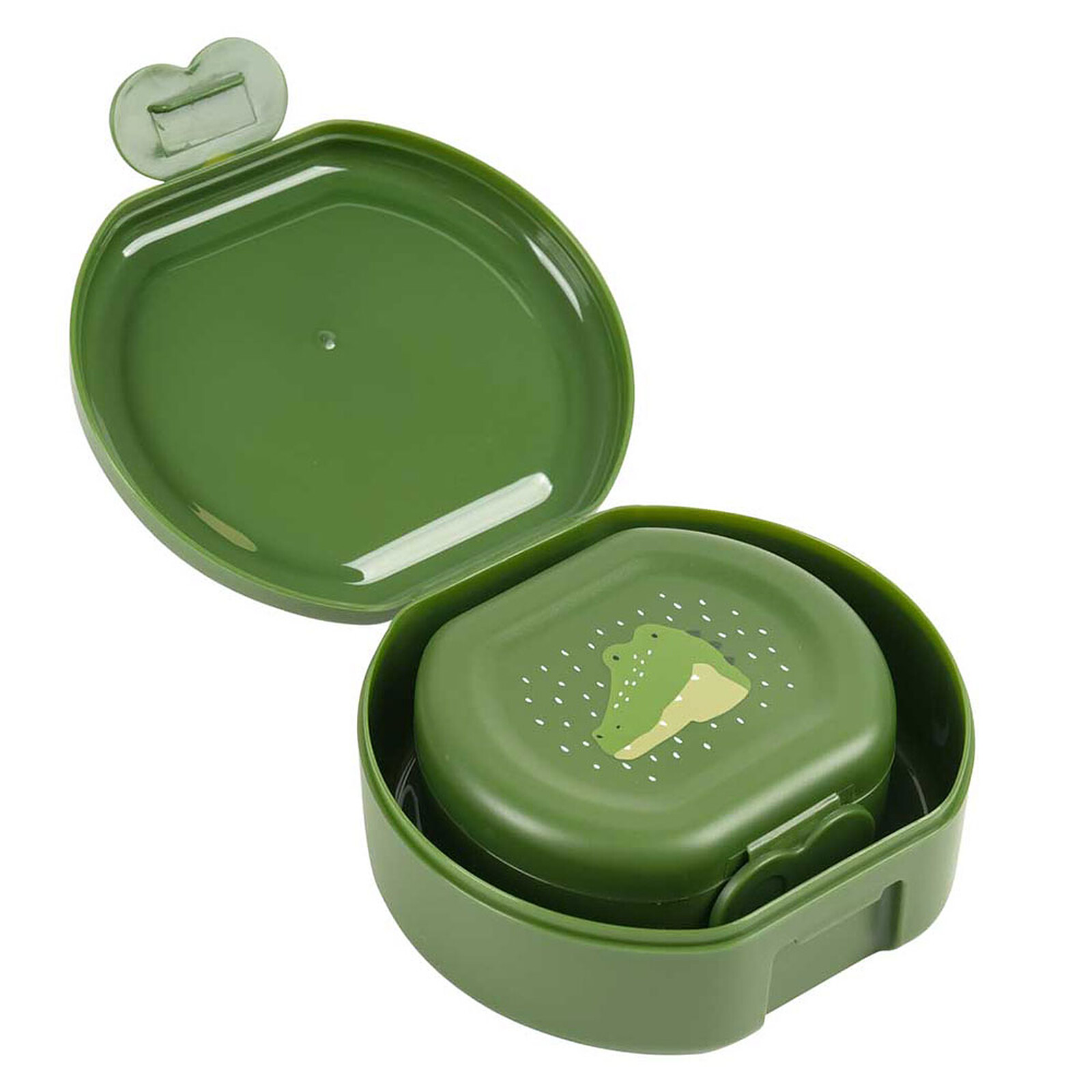 Lot de 2 Boîtes à Goûter à Clip - Mr. Alligator Trixie Baby