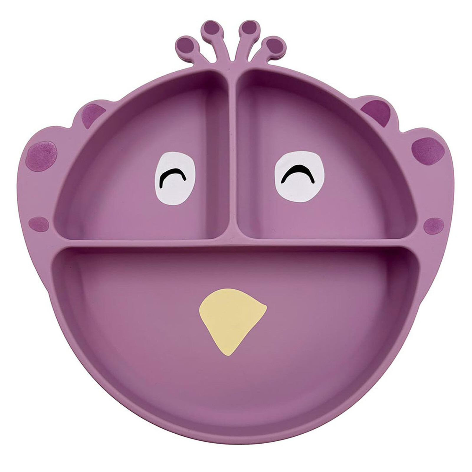 Assiette en Silicone avec Ventouse - Mrs. Peacock Trixie Baby
