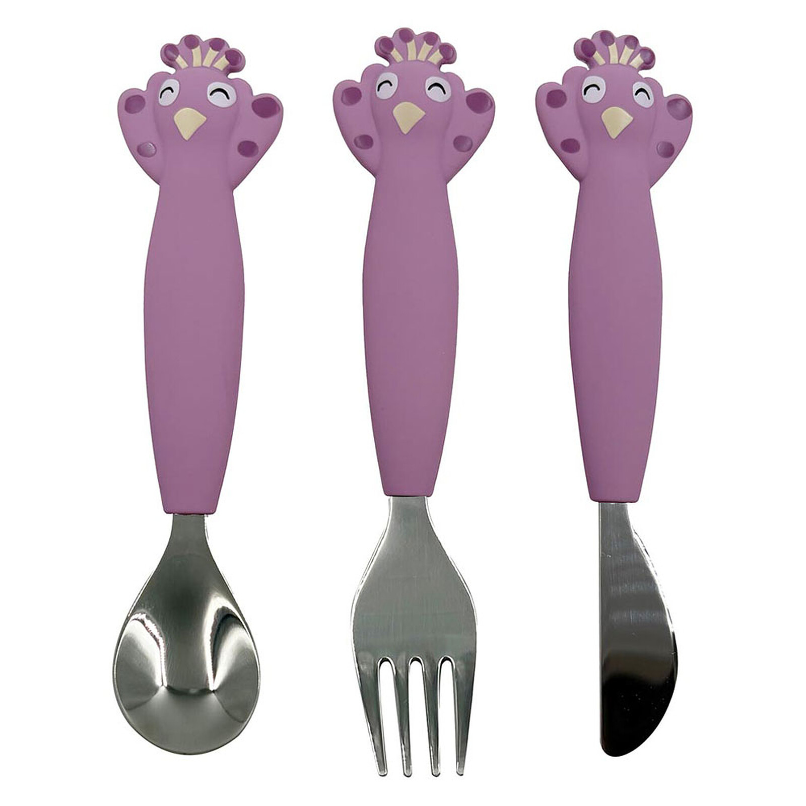 Lot de 3 Couverts - Mrs. Peacock Trixie Baby