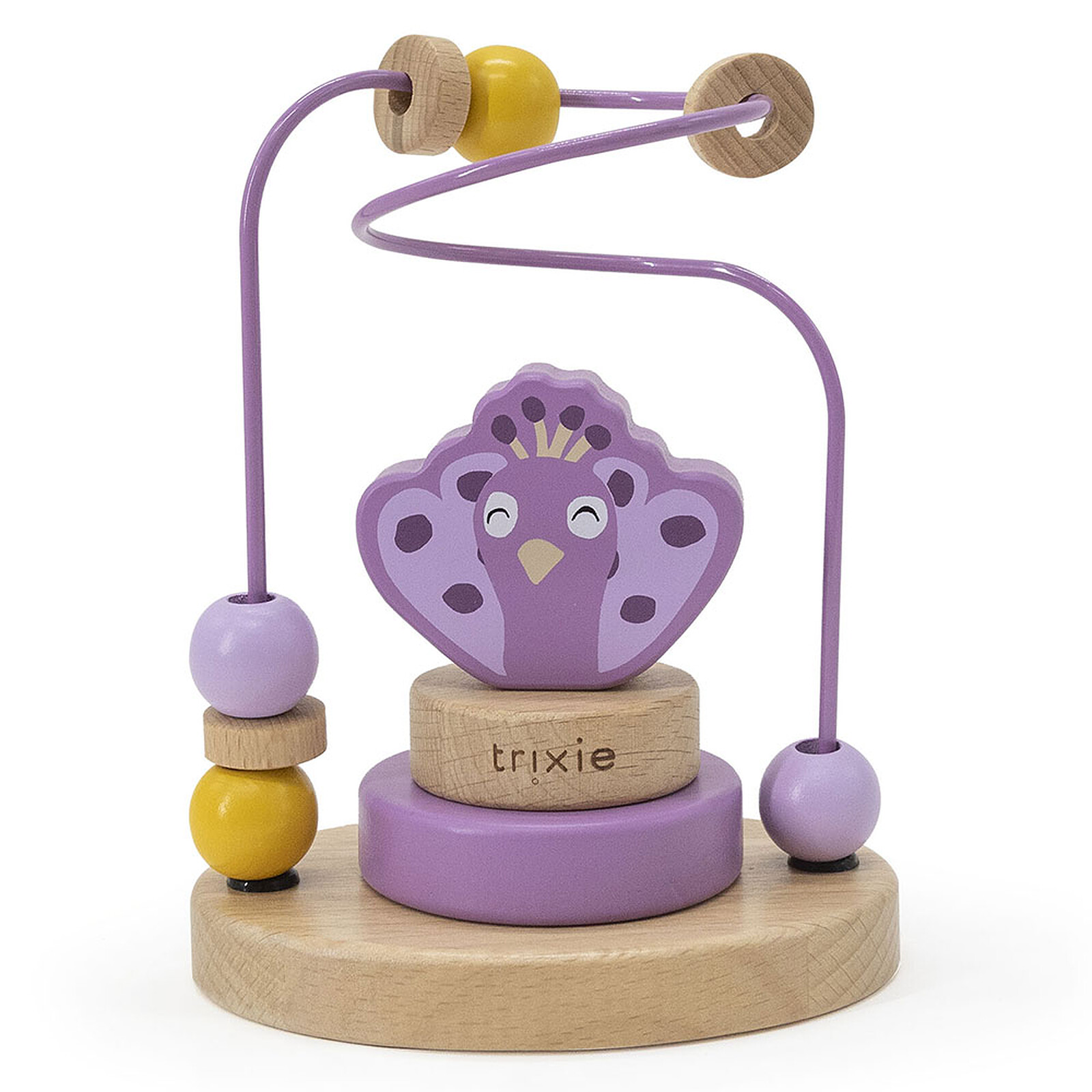 Labyrinthe à Perles en Bois - Mrs. Peacock Trixie Baby