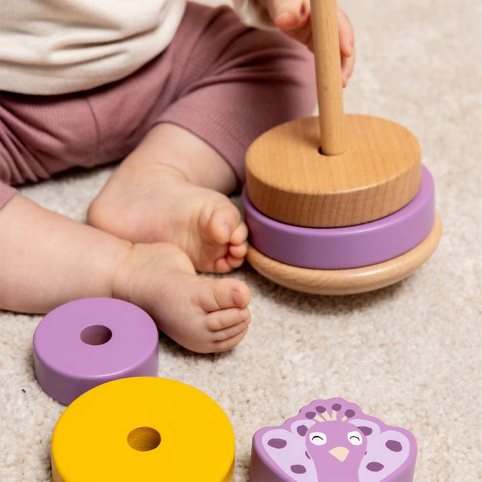 Avis Tour à Empiler en Bois - Mrs. Peacock