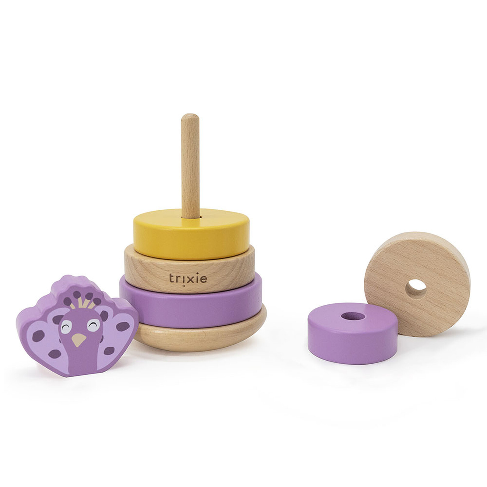 Tour à Empiler en Bois - Mrs. Peacock Trixie Baby