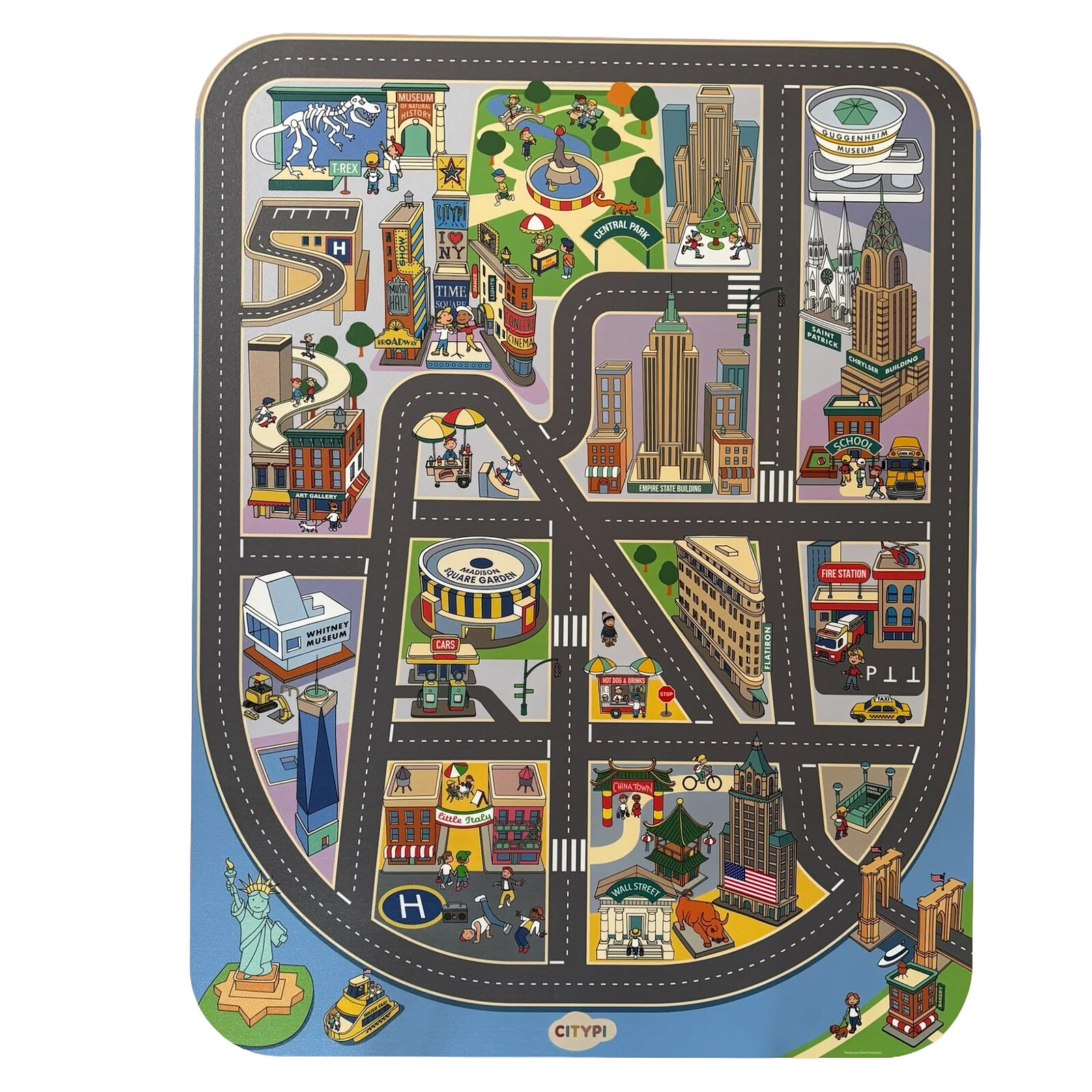 Tapis de Jeu New York Citypi