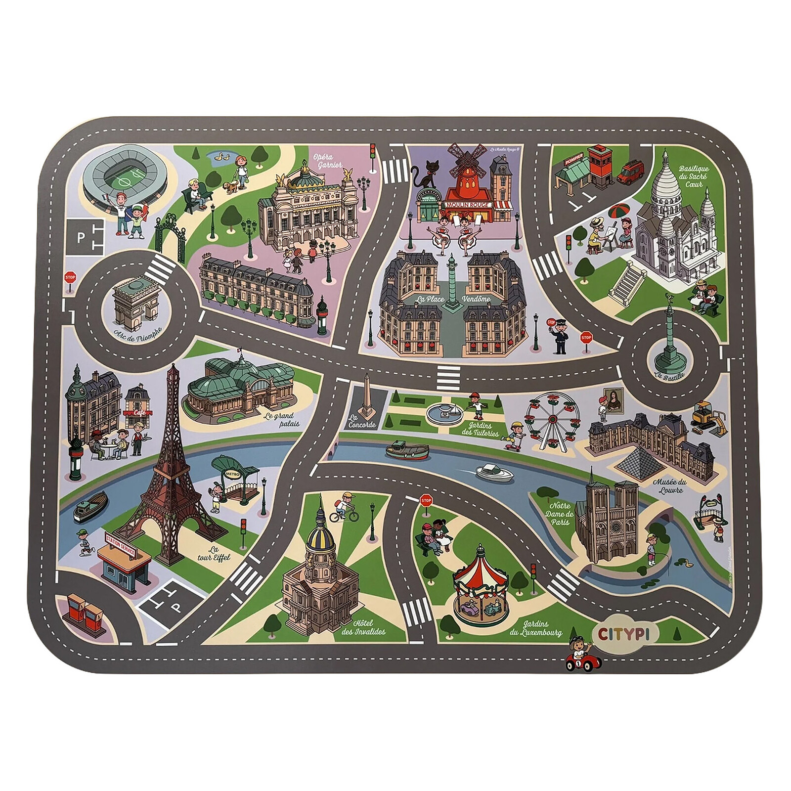 Tapis de Jeu Paris Citypi
