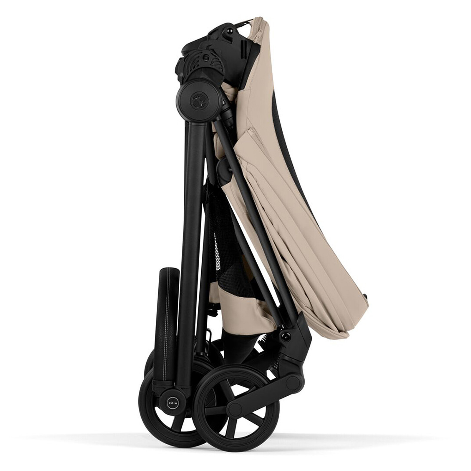 Achat Pack Poussette Mios Confort 2026 Matt Black + Nacelle - Cozy Beige