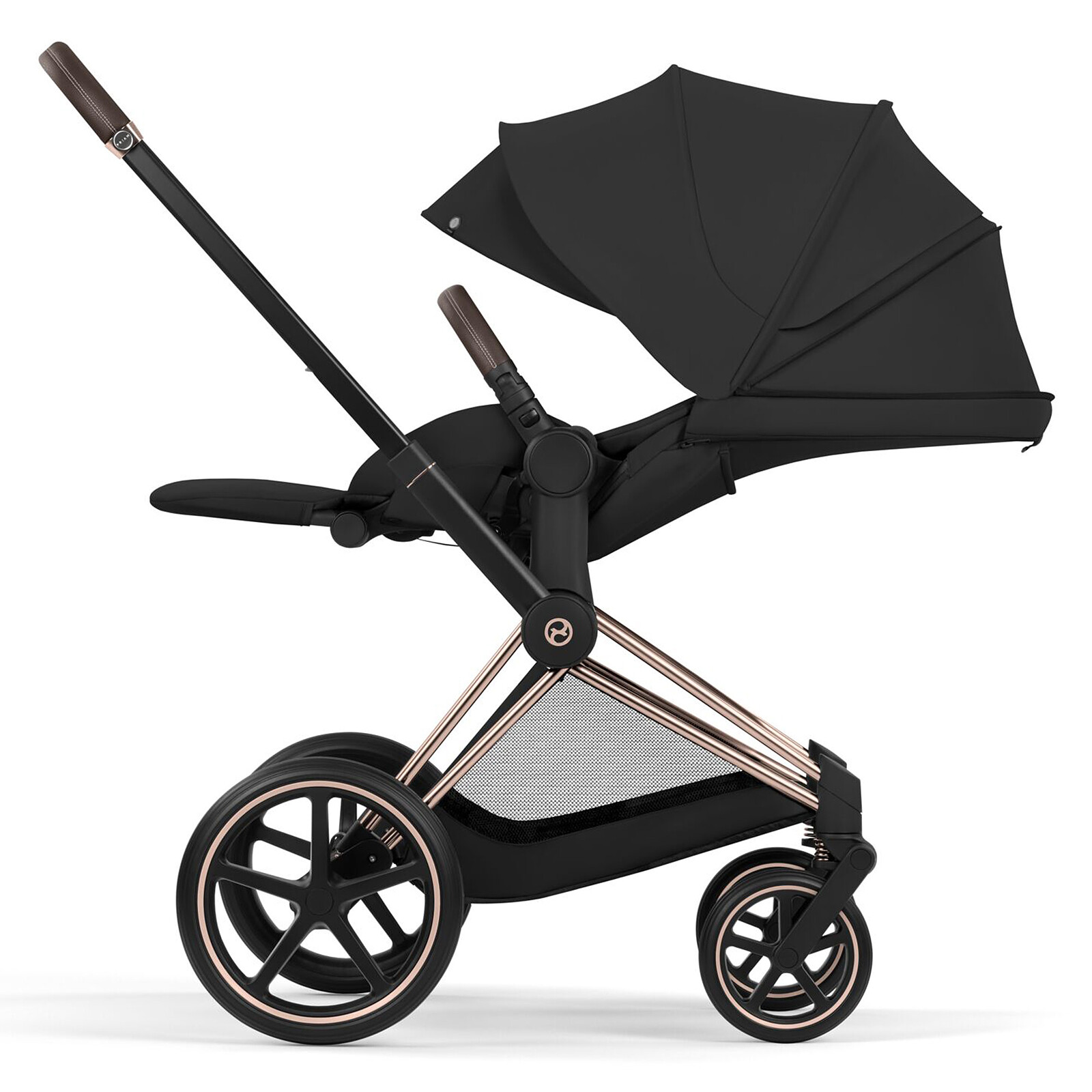 Avis Pack Poussette Priam Confort Rosegold + Nacelle - Sepia Black