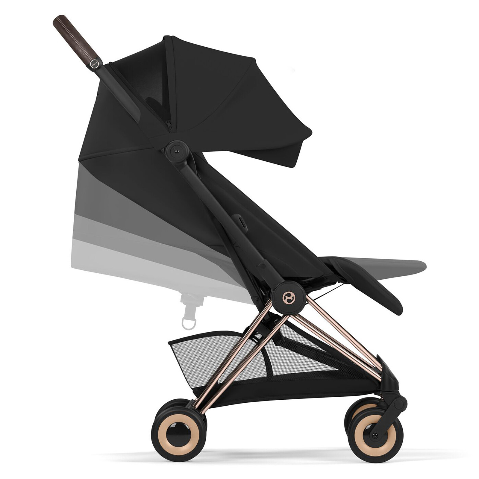 Avis Pack Poussette Coyä Confort 2026 Rosegold + Nacelle - Sepia Black