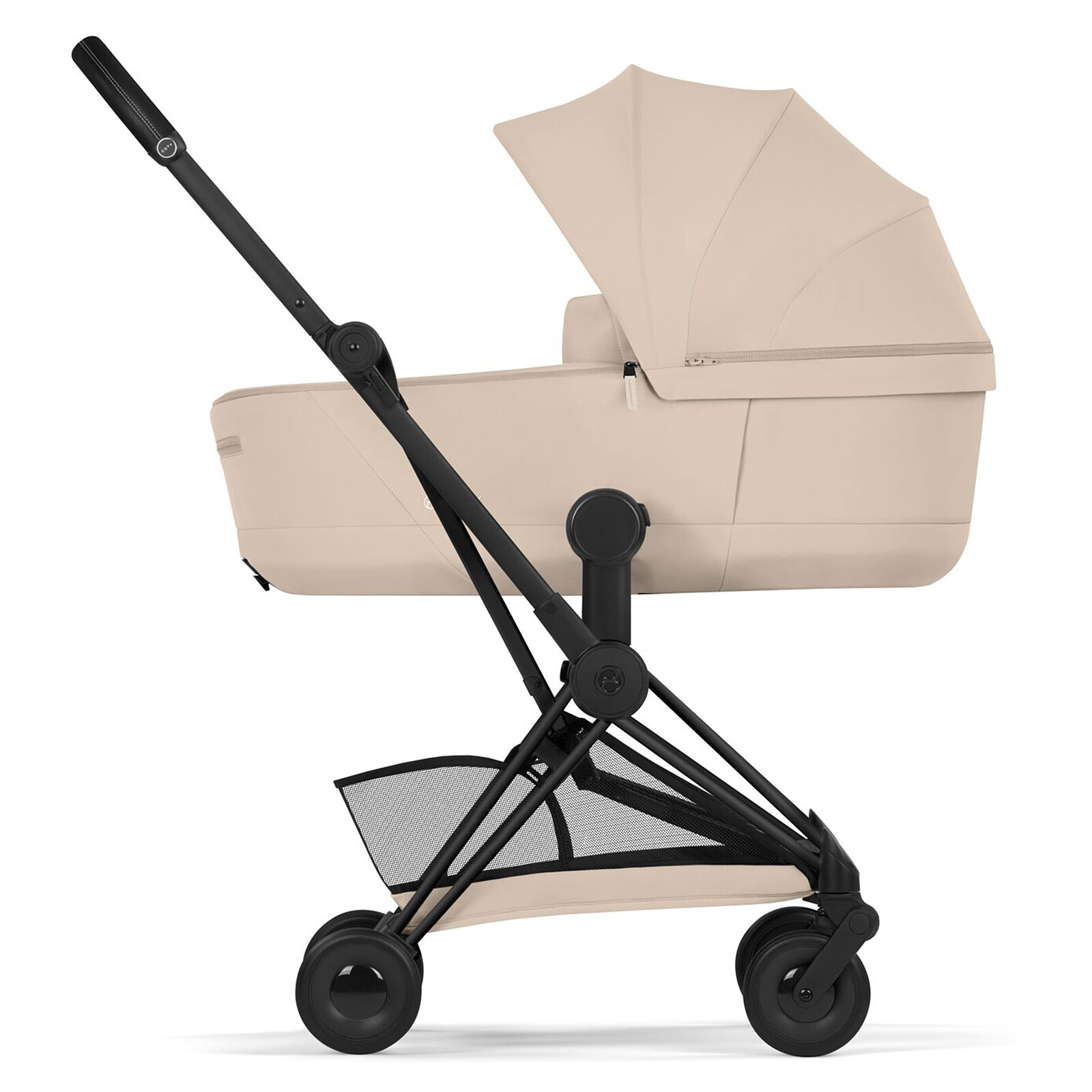 Pack Poussette Coyä Confort 2026 Matt Black + Nacelle - Cozy Beige Cybex
