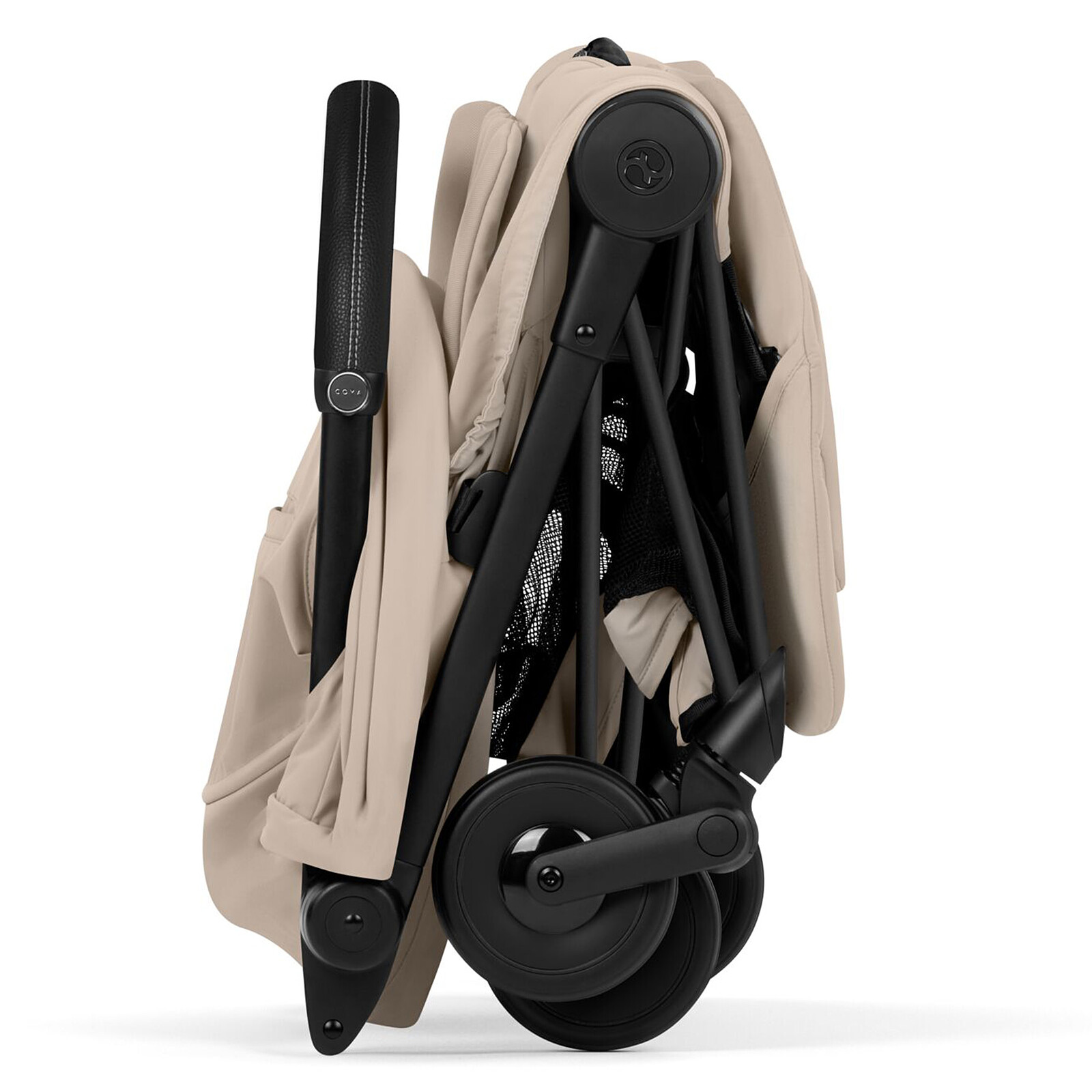Pack Poussette Coyä Confort 2026 Matt Black + Nacelle - Cozy Beige pas cher