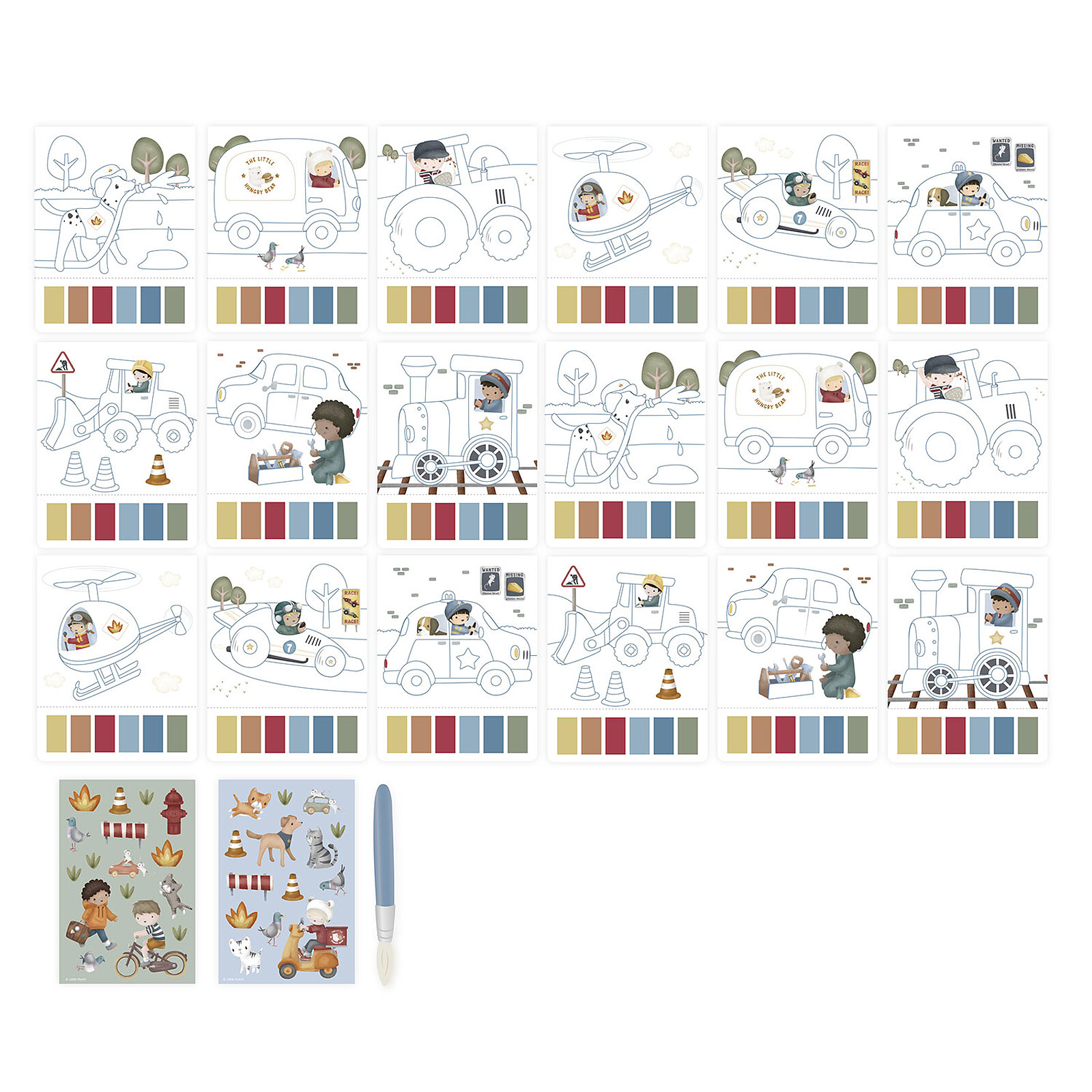 Achat Livre de Peinture Aquarelle - Véhicules 