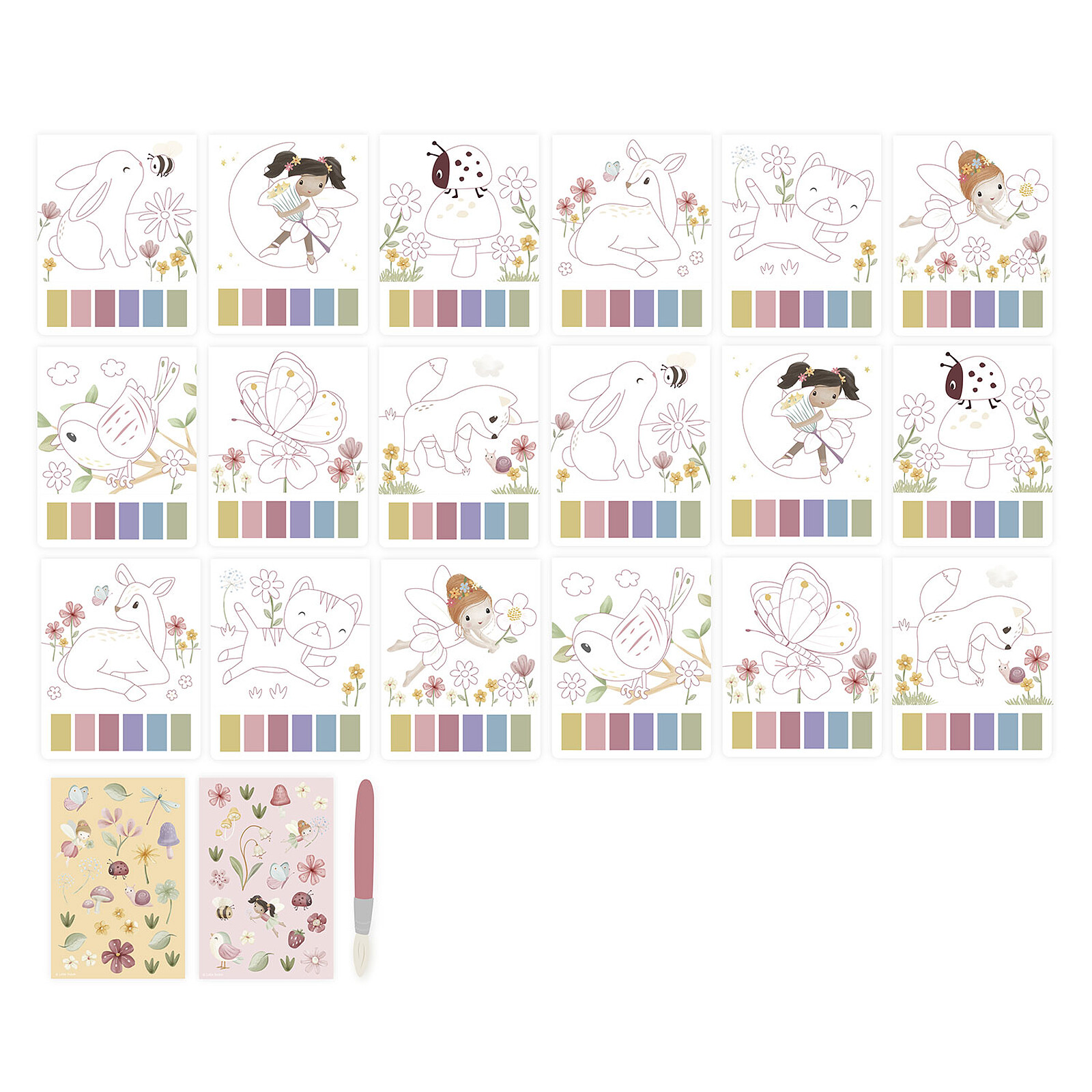 Achat Livre de Peinture Aquarelle - Fairy Garden