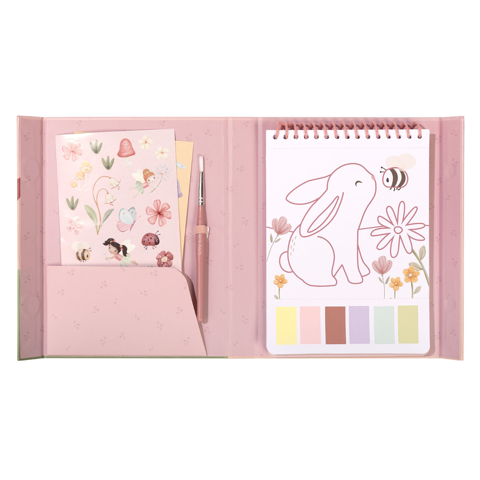 Livre de Peinture Aquarelle - Fairy Garden Little Dutch