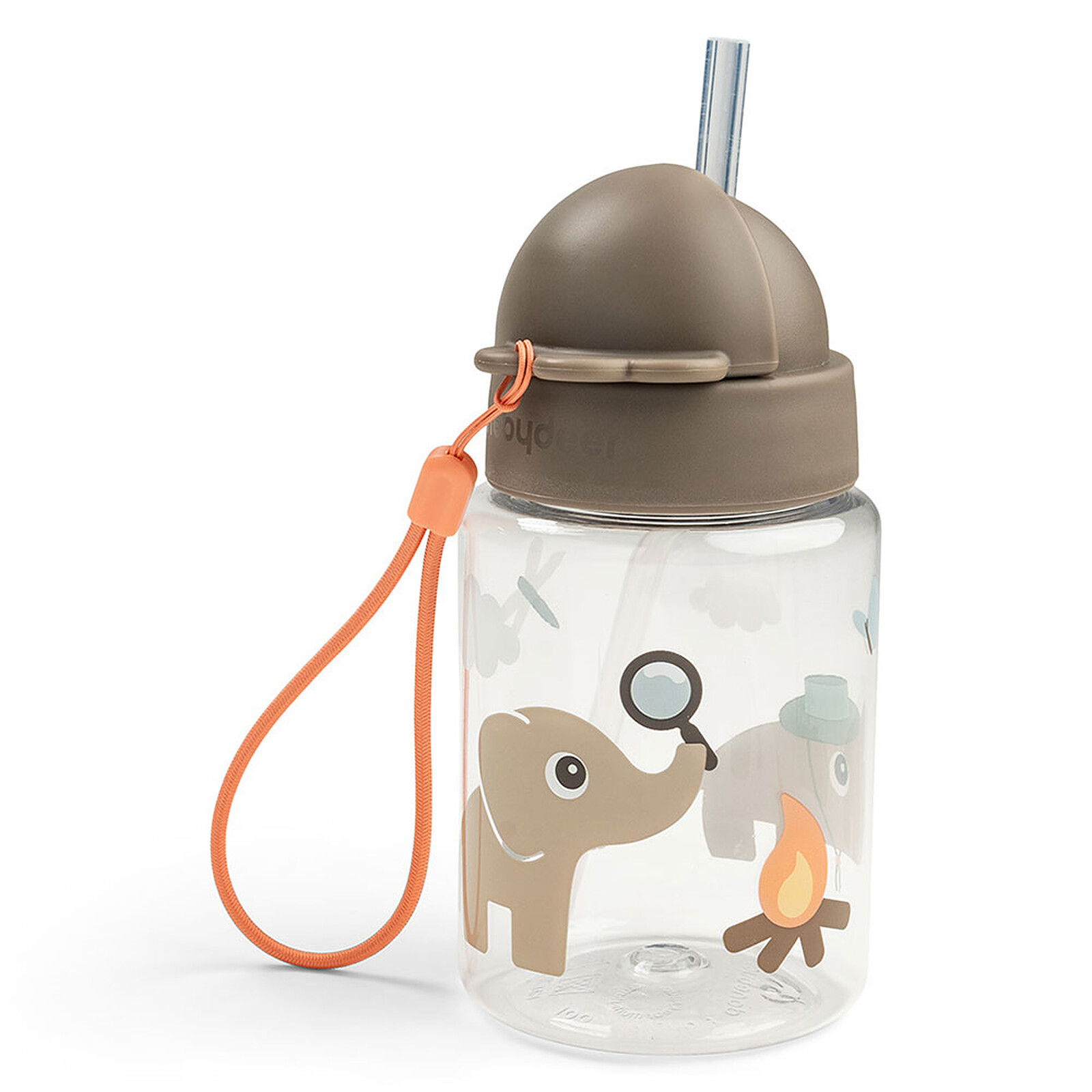 Achat Gourde avec Paille Tiny Trails Sable - 280 ml