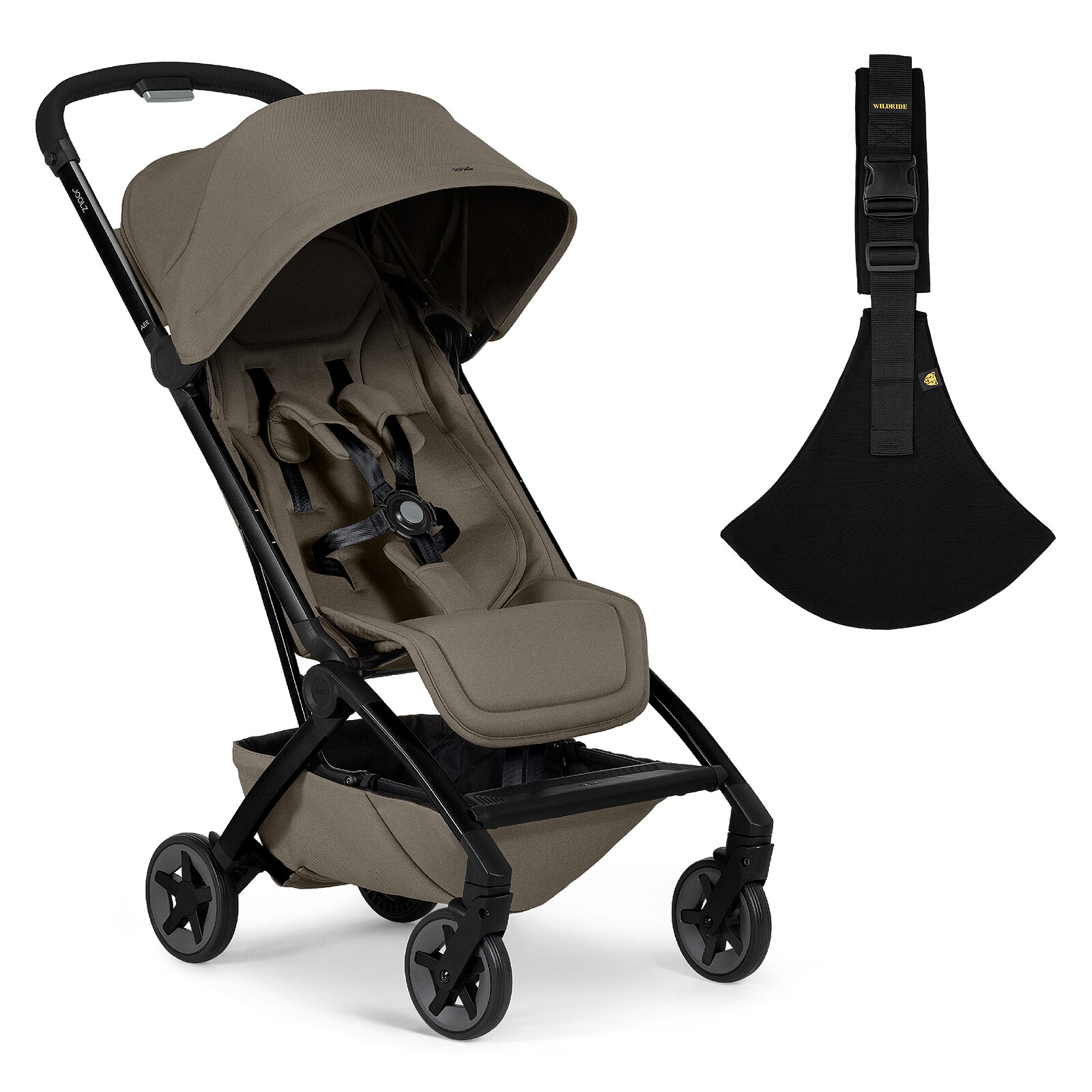Pack Poussette Aer² et Porte-bébé pour Grand Enfant - Hazel Brown Joolz
