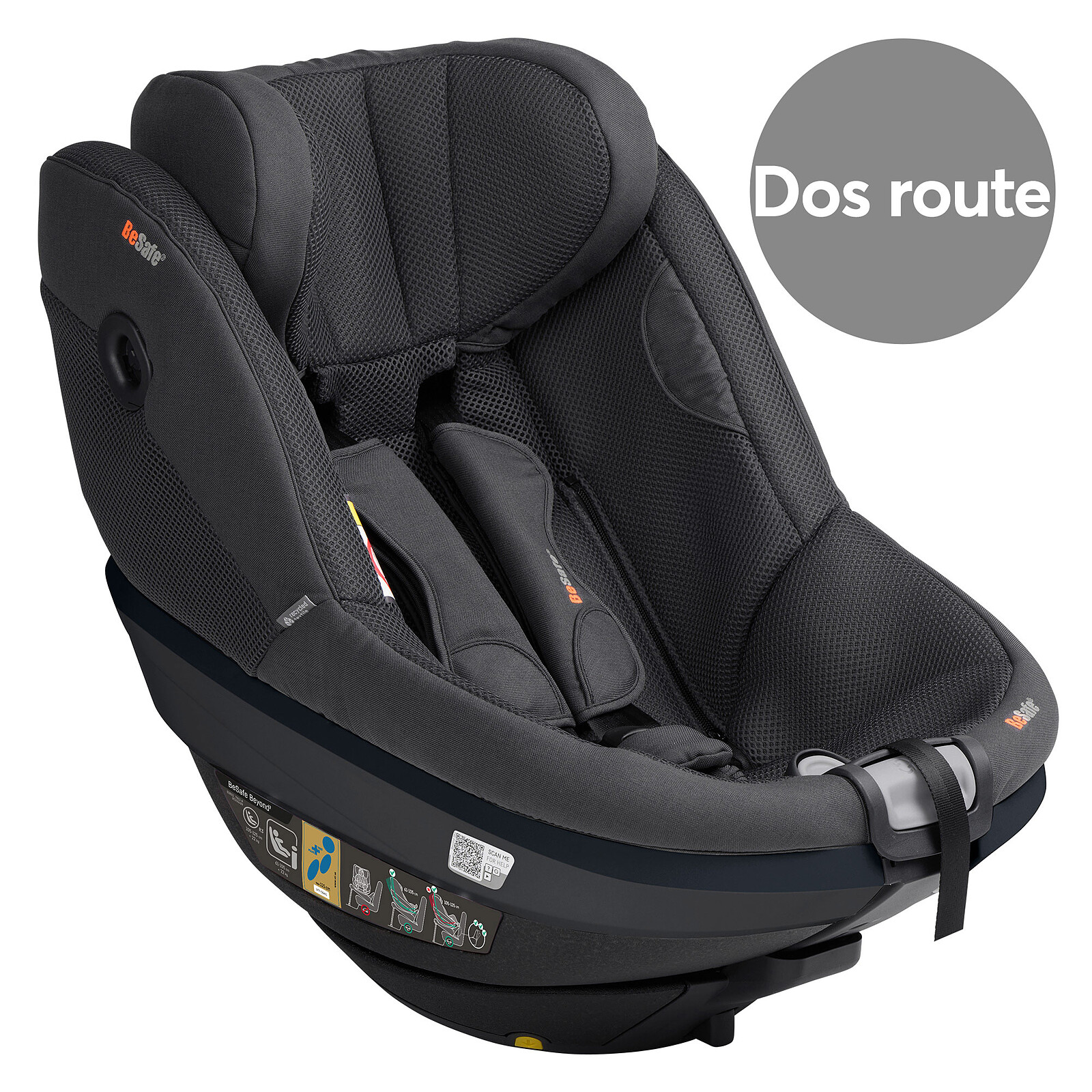Siège Auto Beyond² Groupe 0+/1/2 i-Size - Anthracite Mesh BeSafe