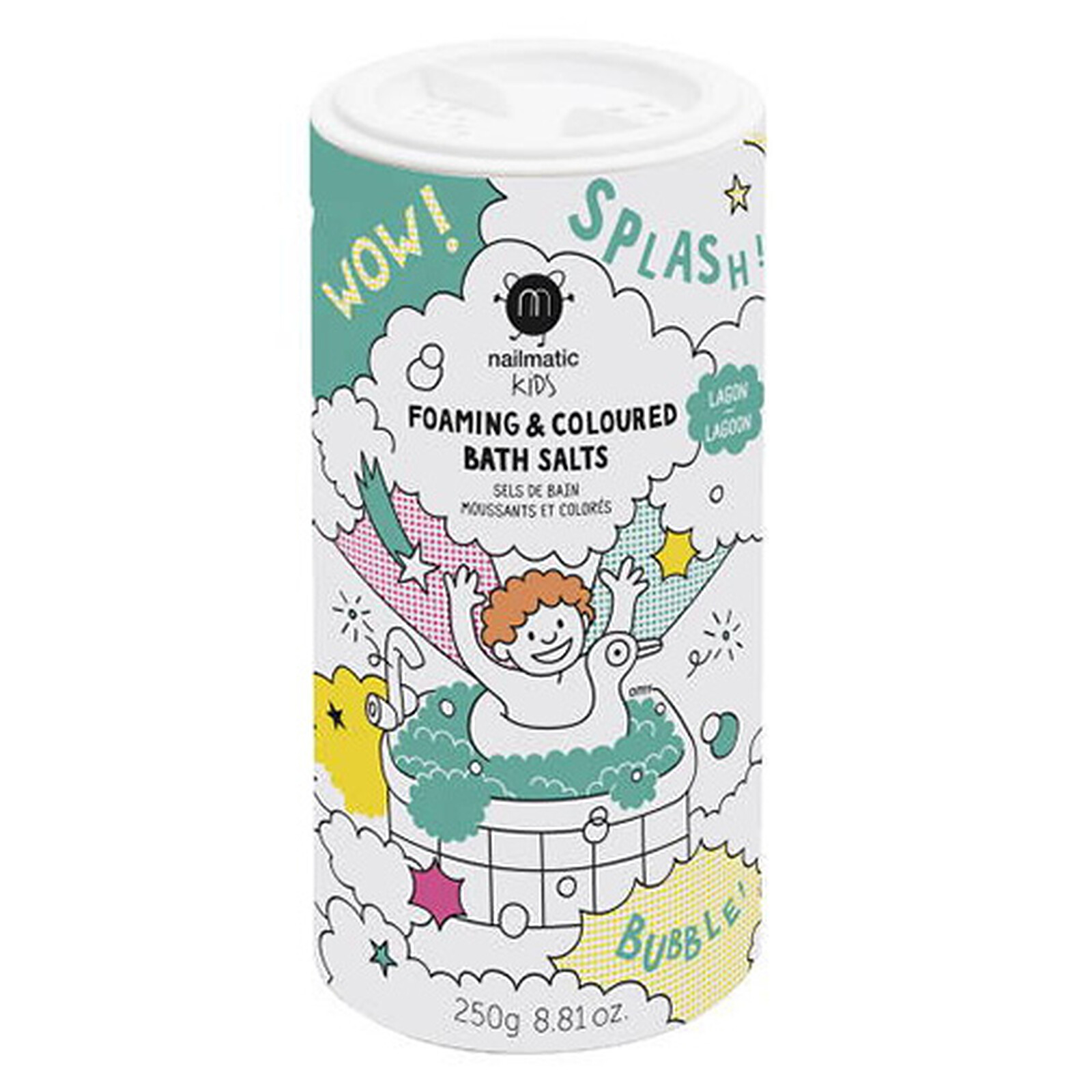 Sels de Bain Crépitants Vert Lagon - 60 g Nailmatic
