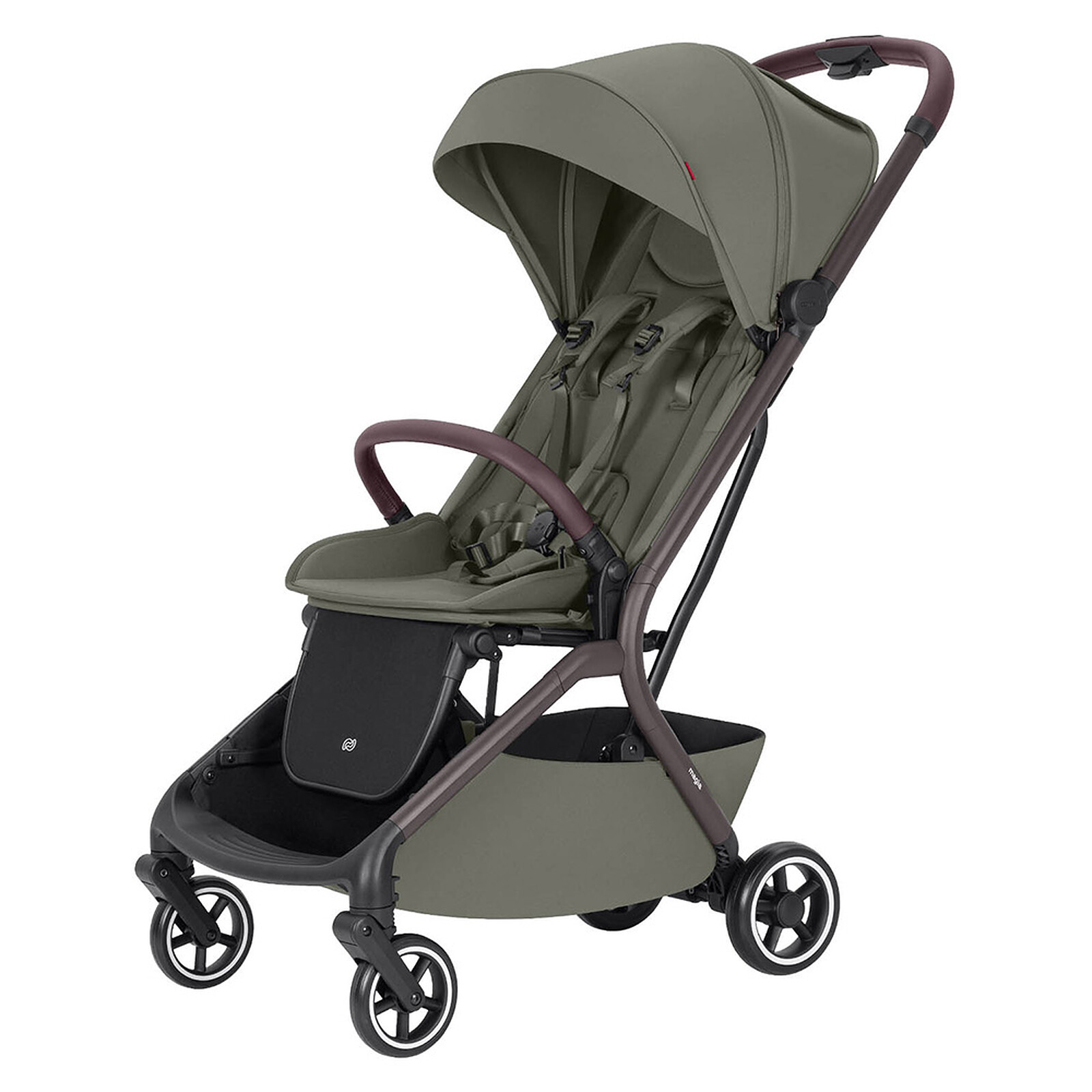 Poussette et Nacelle Pliable Magia - Malted Green Carrello