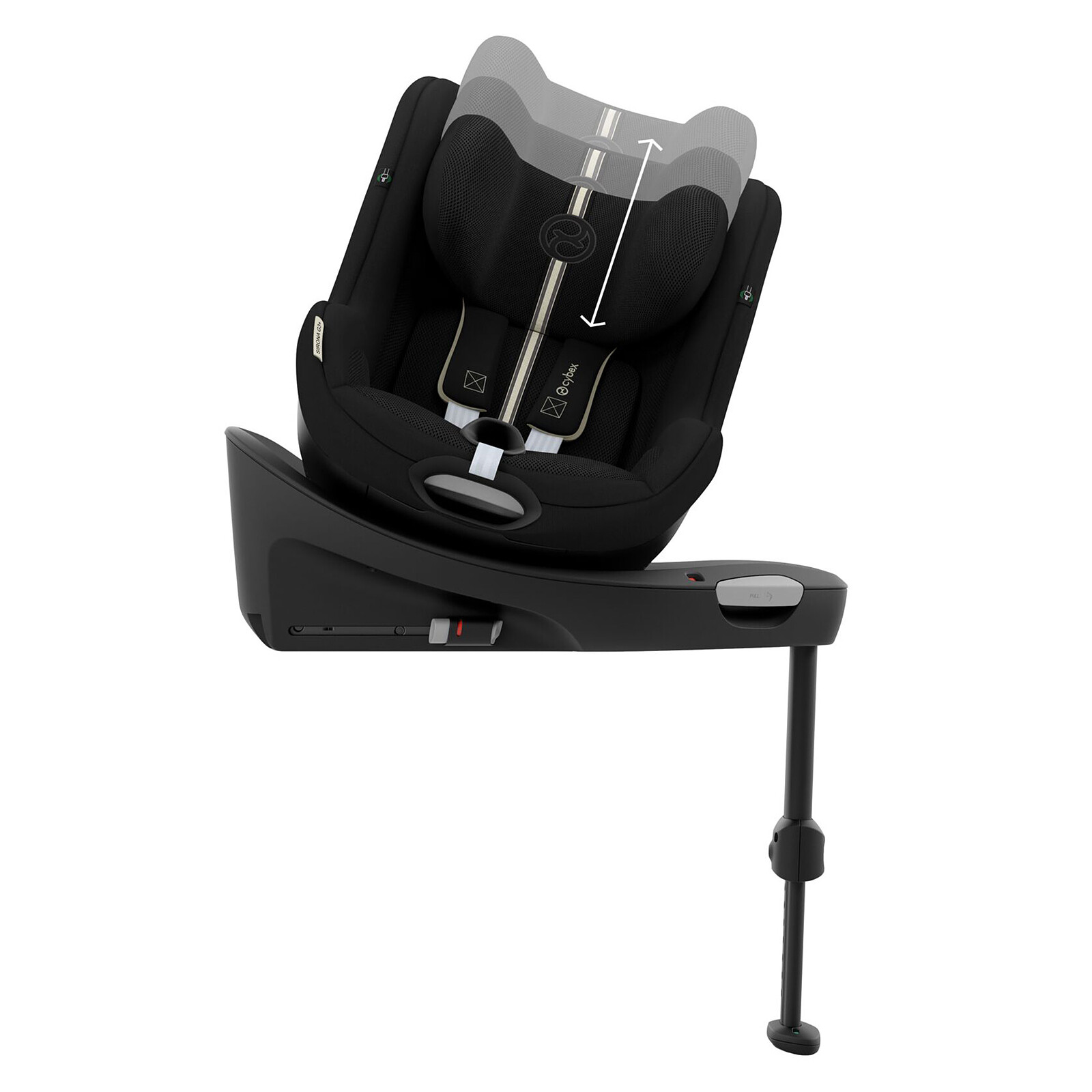 Siège Auto Sirona G3 Plus i-Size Groupe 0+/1 - Moon Black Cybex