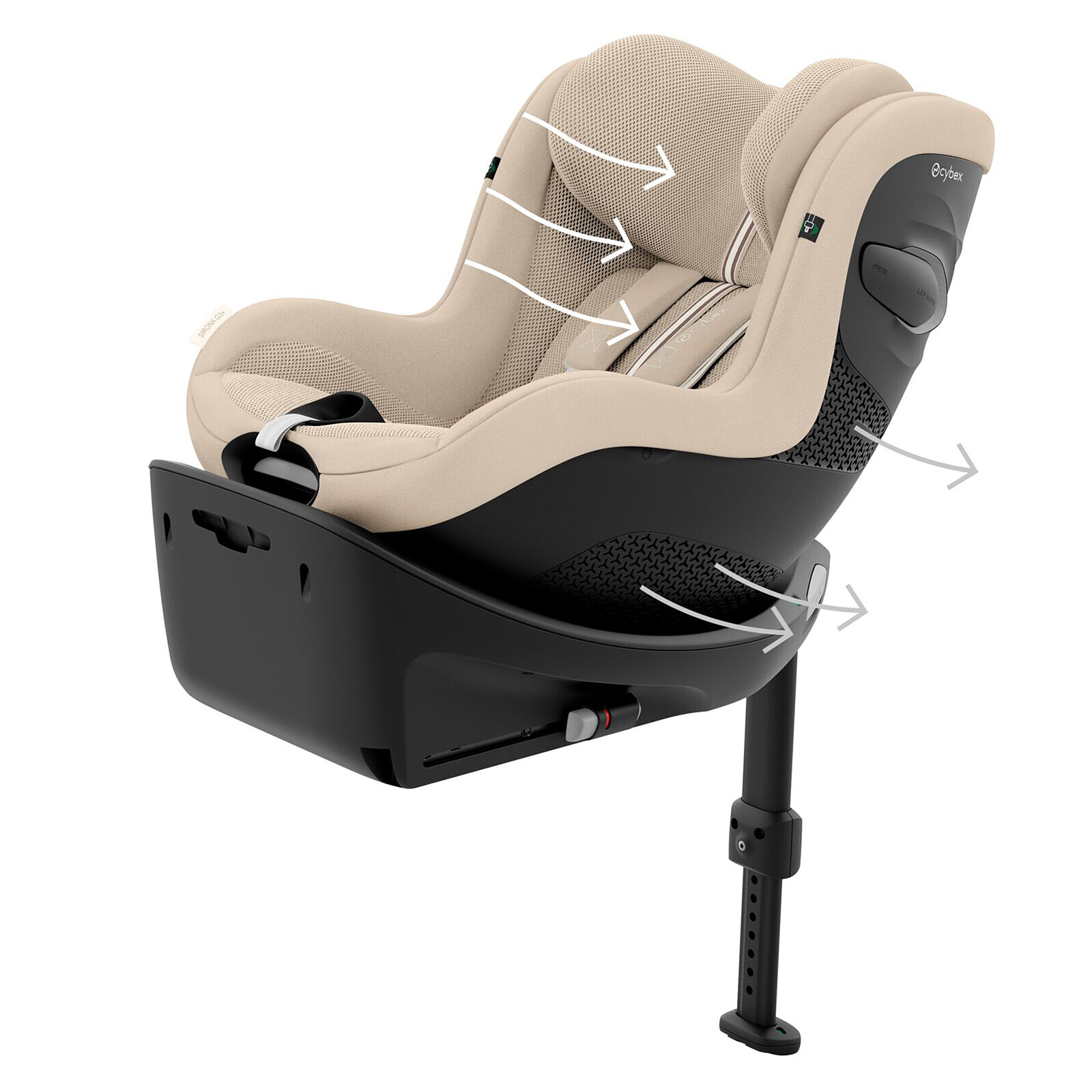 Siège Auto Sirona G3 Plus i-Size Groupe 0+/1 - Almond Beige pas cher