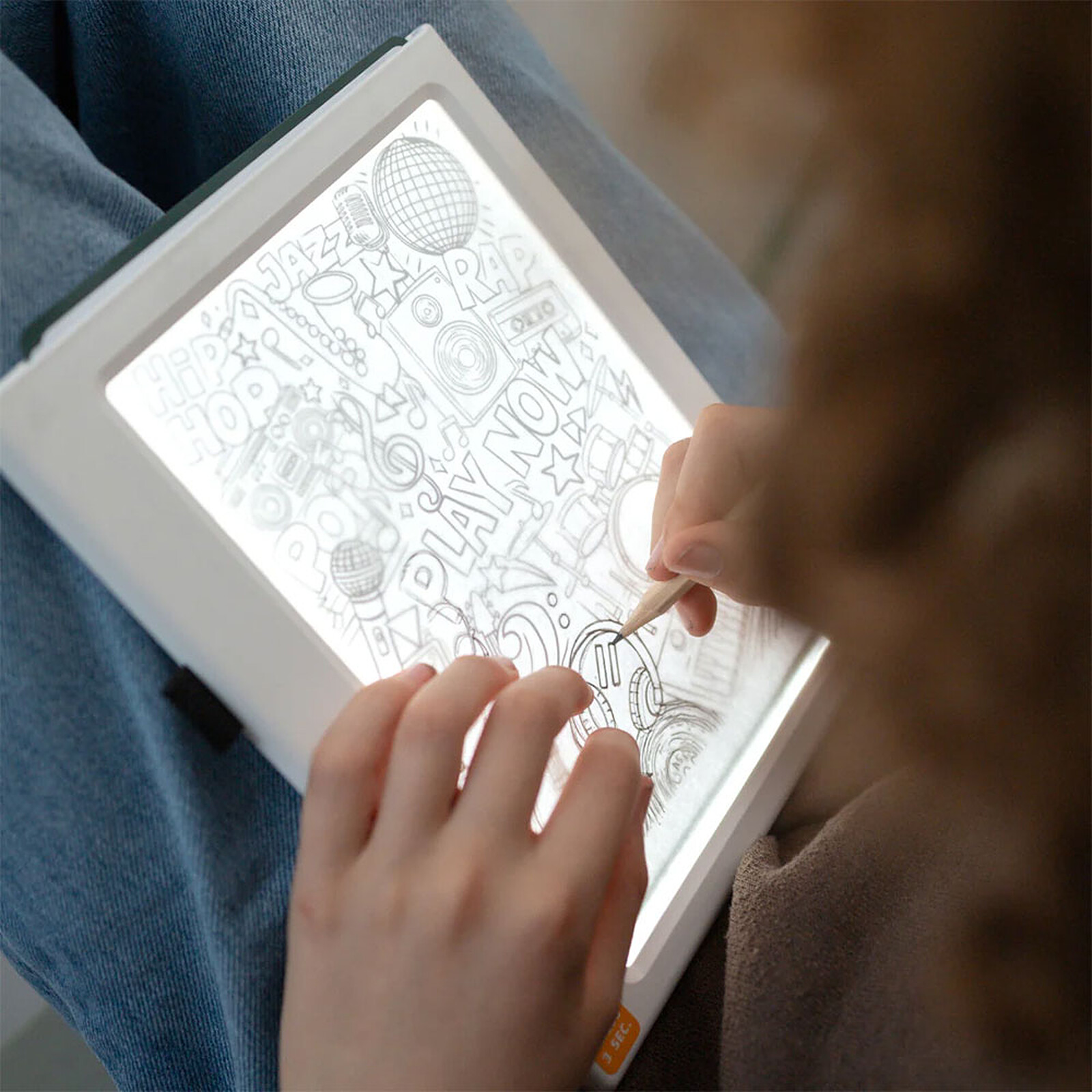 Tablette à Dessin Lumineuse Kidydraw Pad - Meli-Melo pas cher
