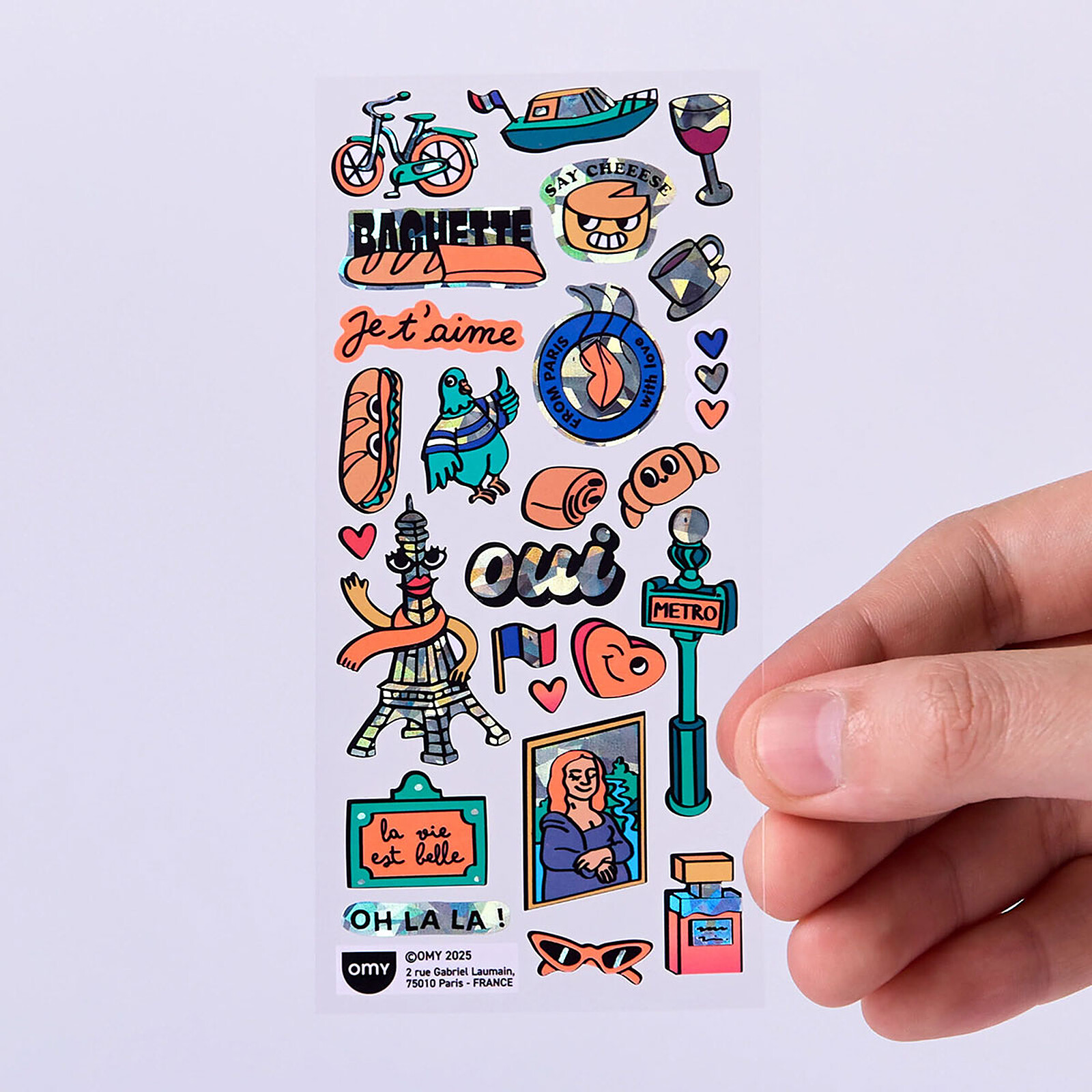 Fabulous Stickers Iconic - Paris Omy