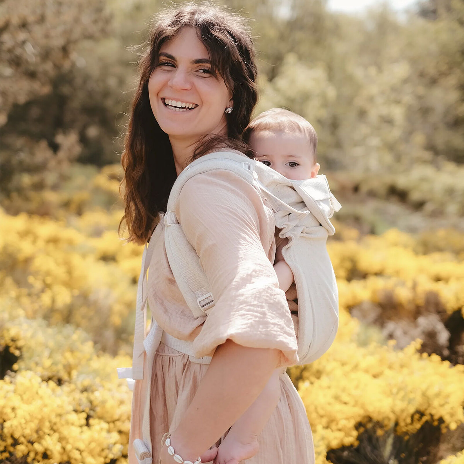 Porte-bébé Neo Préformé V3 - Lin Naturel Neobulle