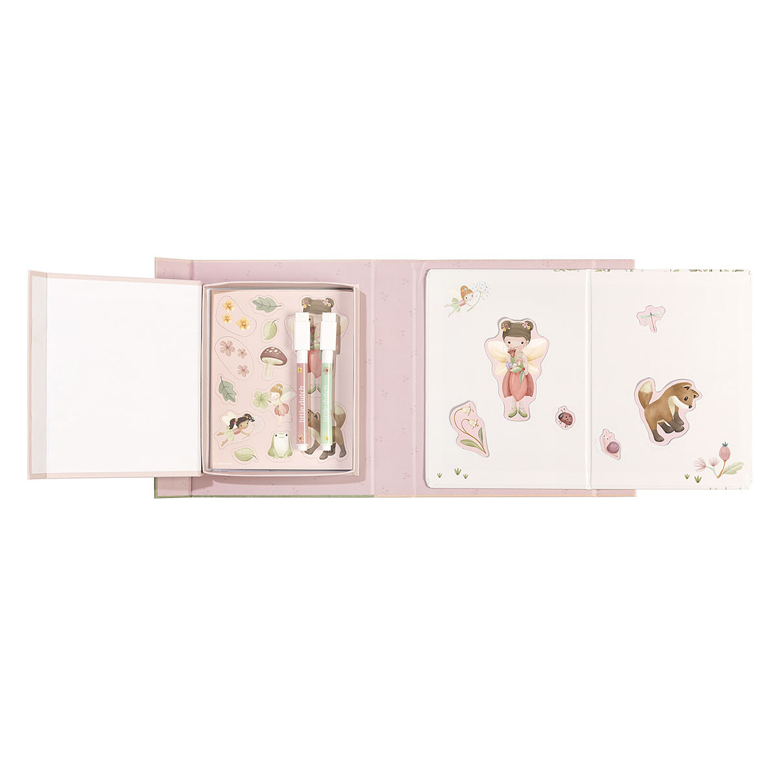 Livre de Dessin Magnétique Rosa - Fairy Garden Little Dutch