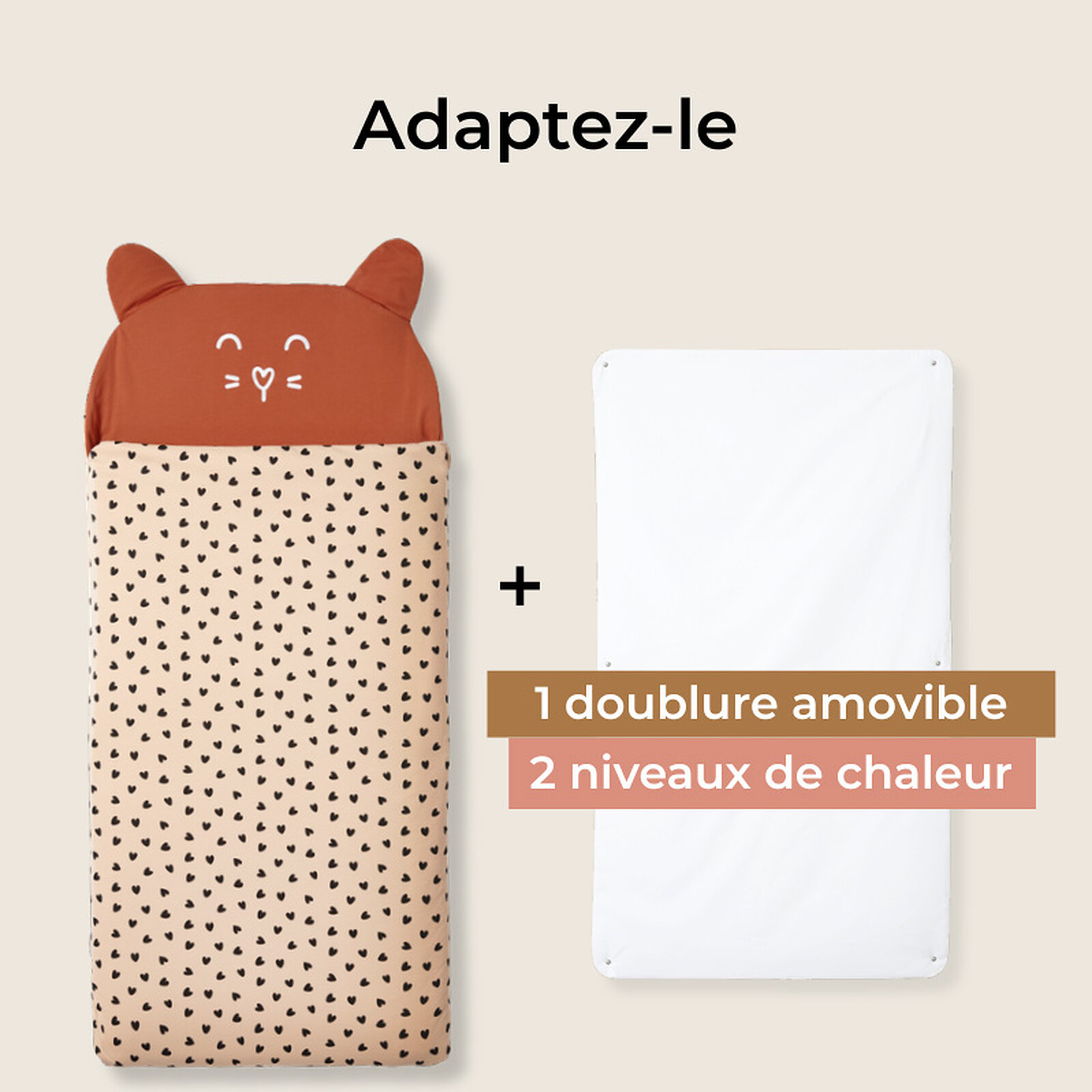 Avis Sac de Couchage 4 Saisons Léopard - 3/6 Ans