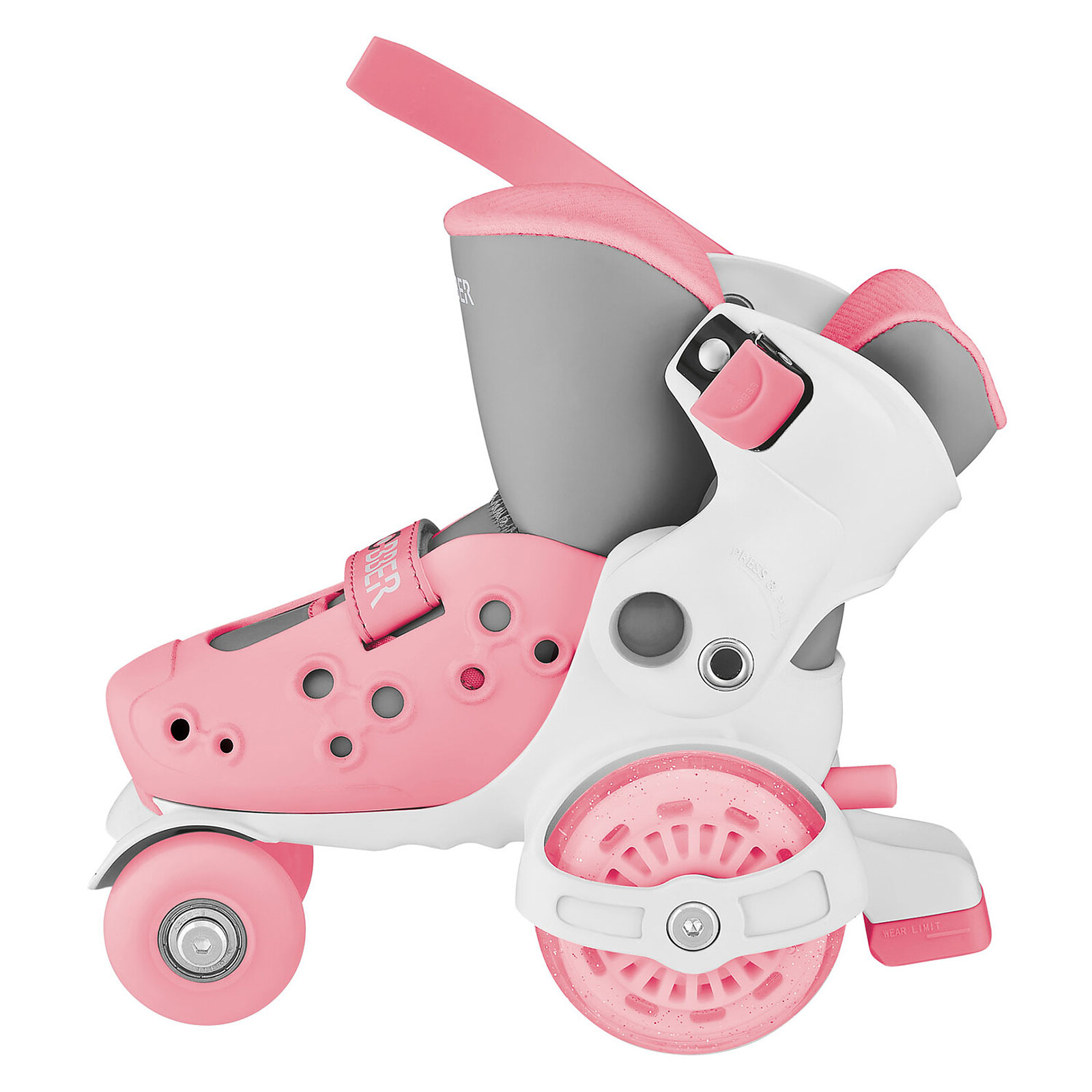 Achat Premiers Rollers Ajustables Rose Pastel - 26/29 