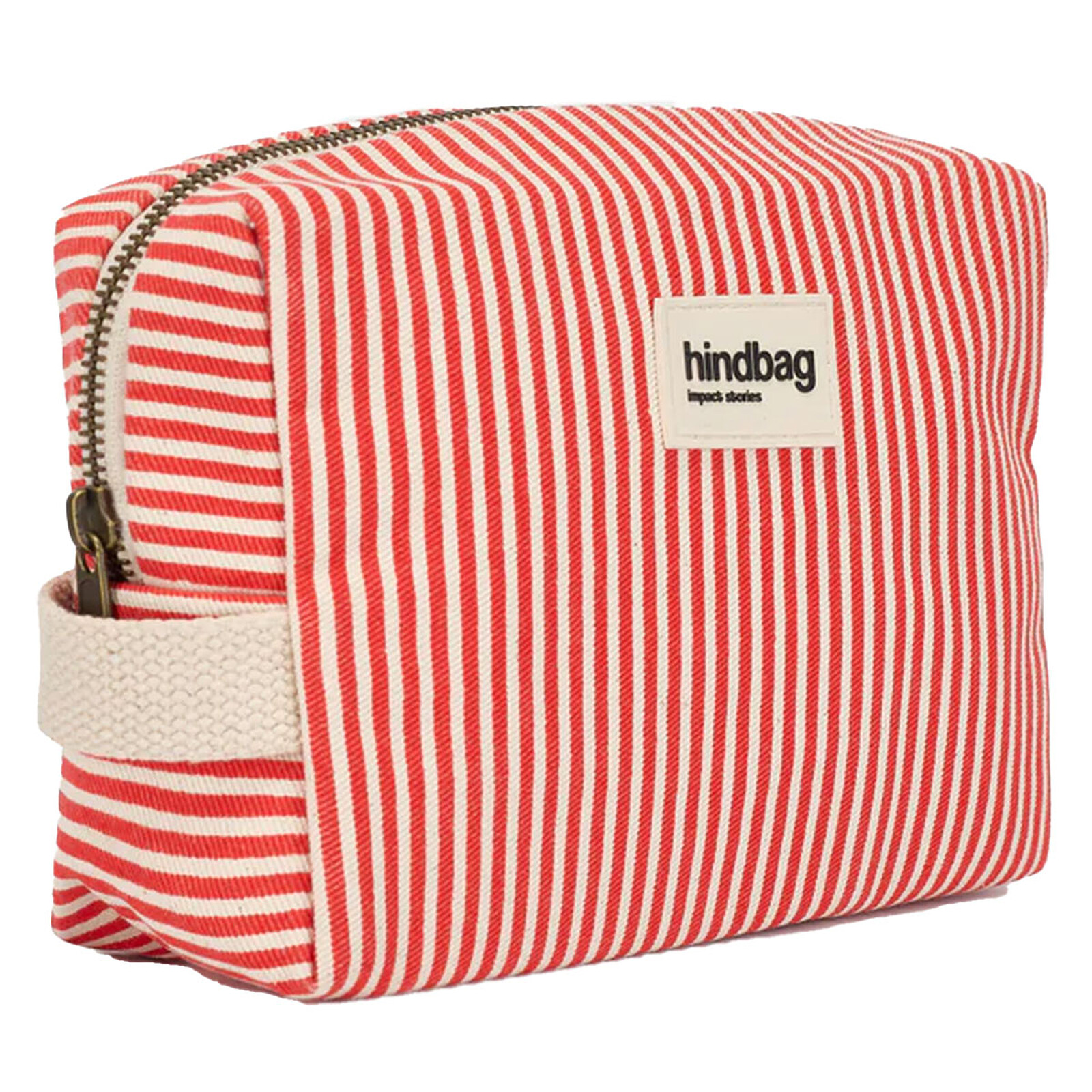 Trousse de Toilette Léon - Riviera Rayures Rouge Hindbag