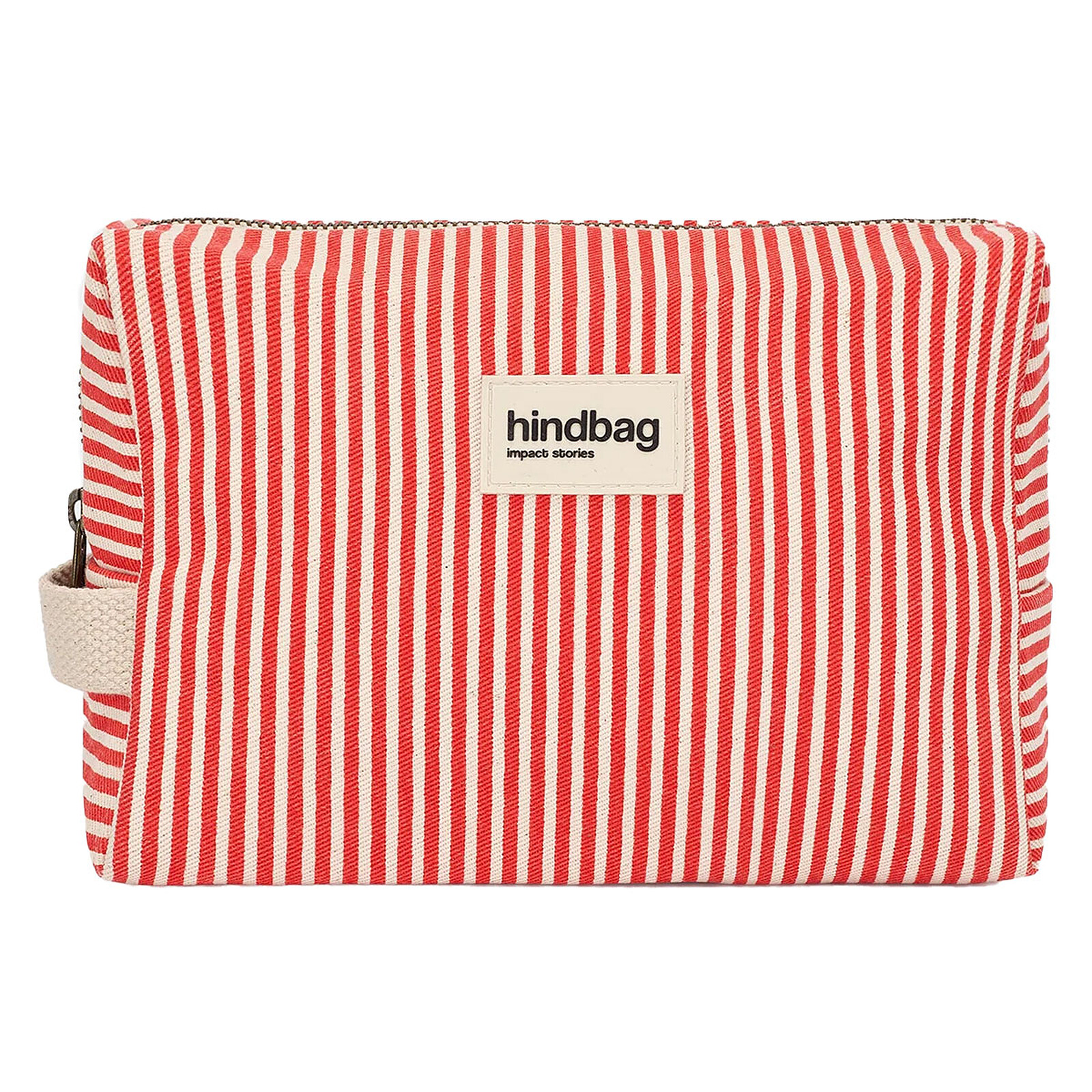 Trousse de Toilette Léon - Riviera Rayures Rouge Hindbag