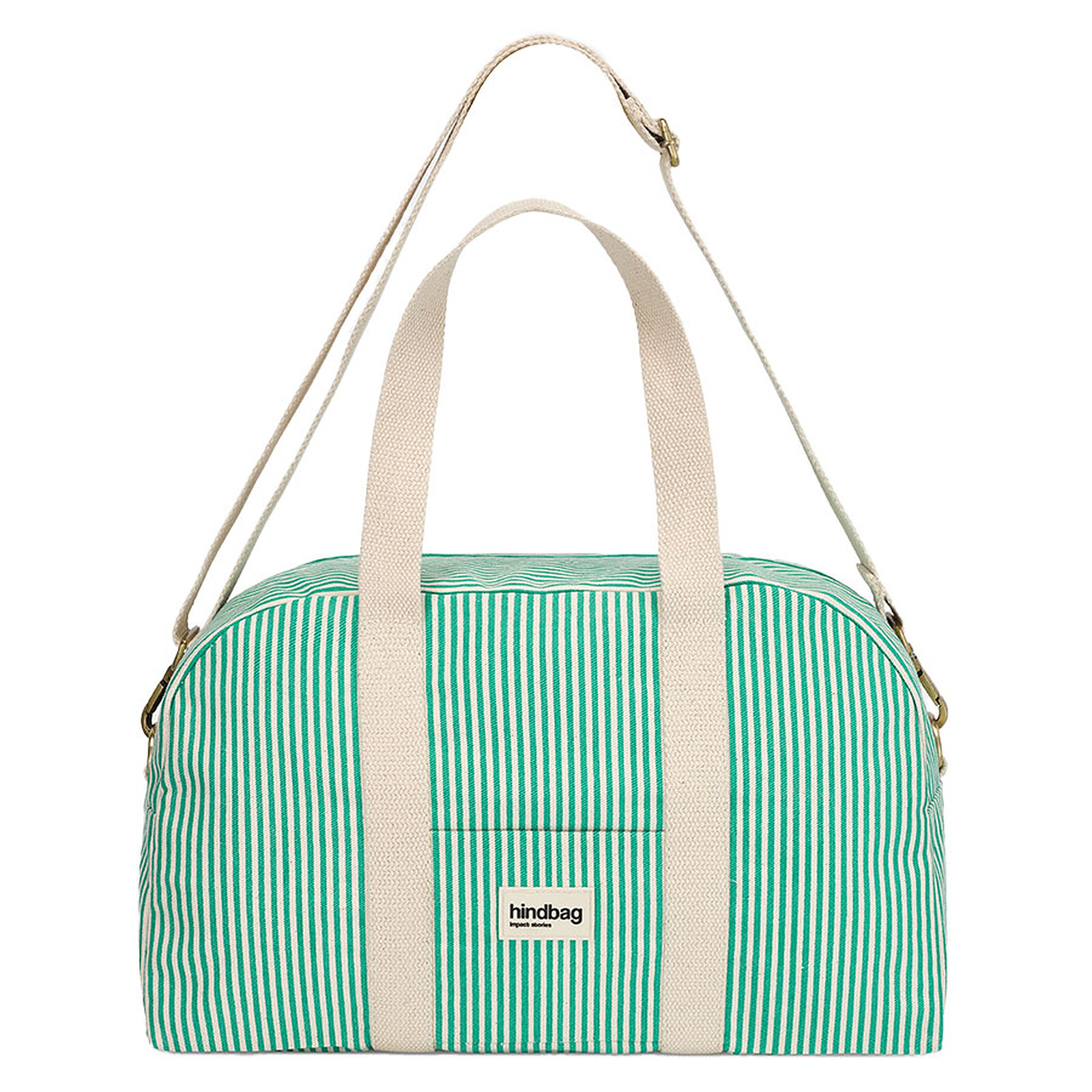 Sac à Langer Charlie - Riviera Rayures Vert Hindbag