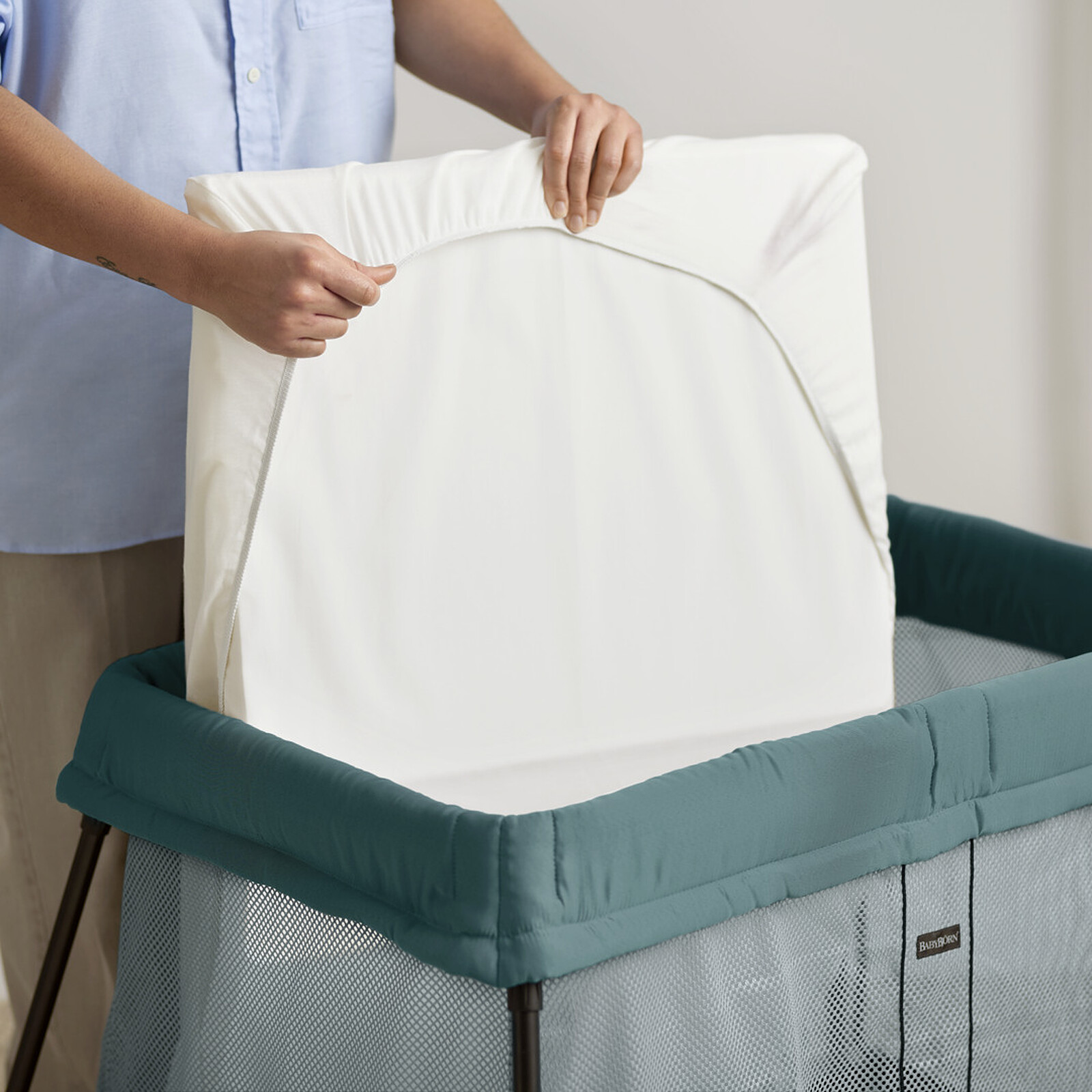 Lit Parapluie Light - Vert Foncé pas cher