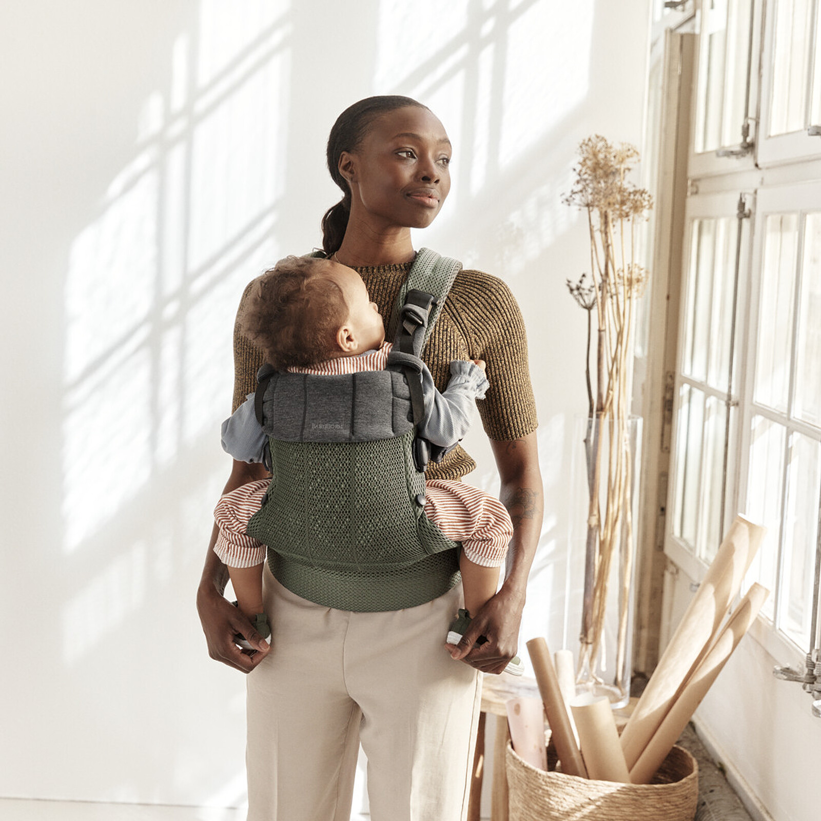 Avis Porte-bébé Harmony 3D Mesh - Vert Foncé