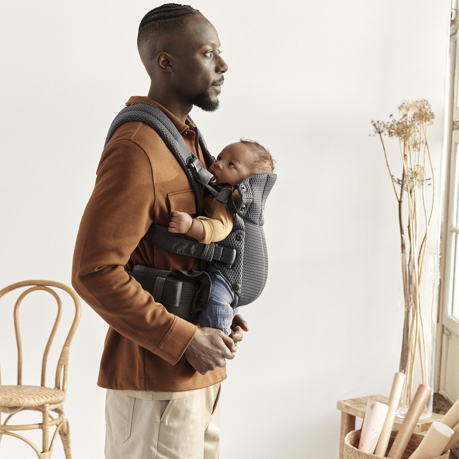 Porte-bébé Harmony 3D Mesh - Anthracite pas cher