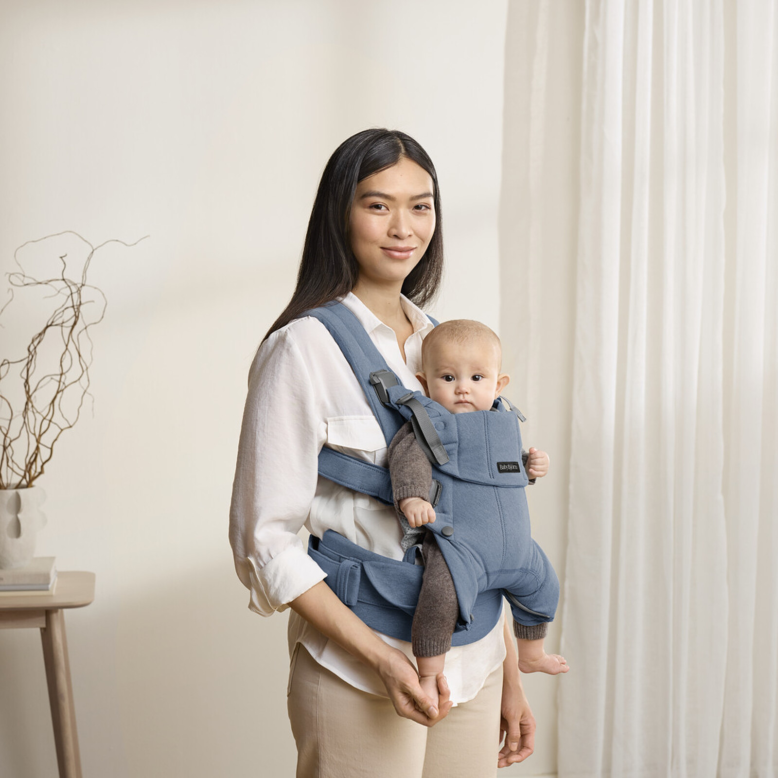 Avis Porte-bébé Harmony Tissé Chiné - Bleu