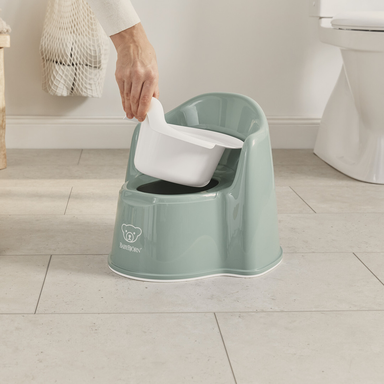 Achat Pot Fauteuil - Vert Profond et Blanc