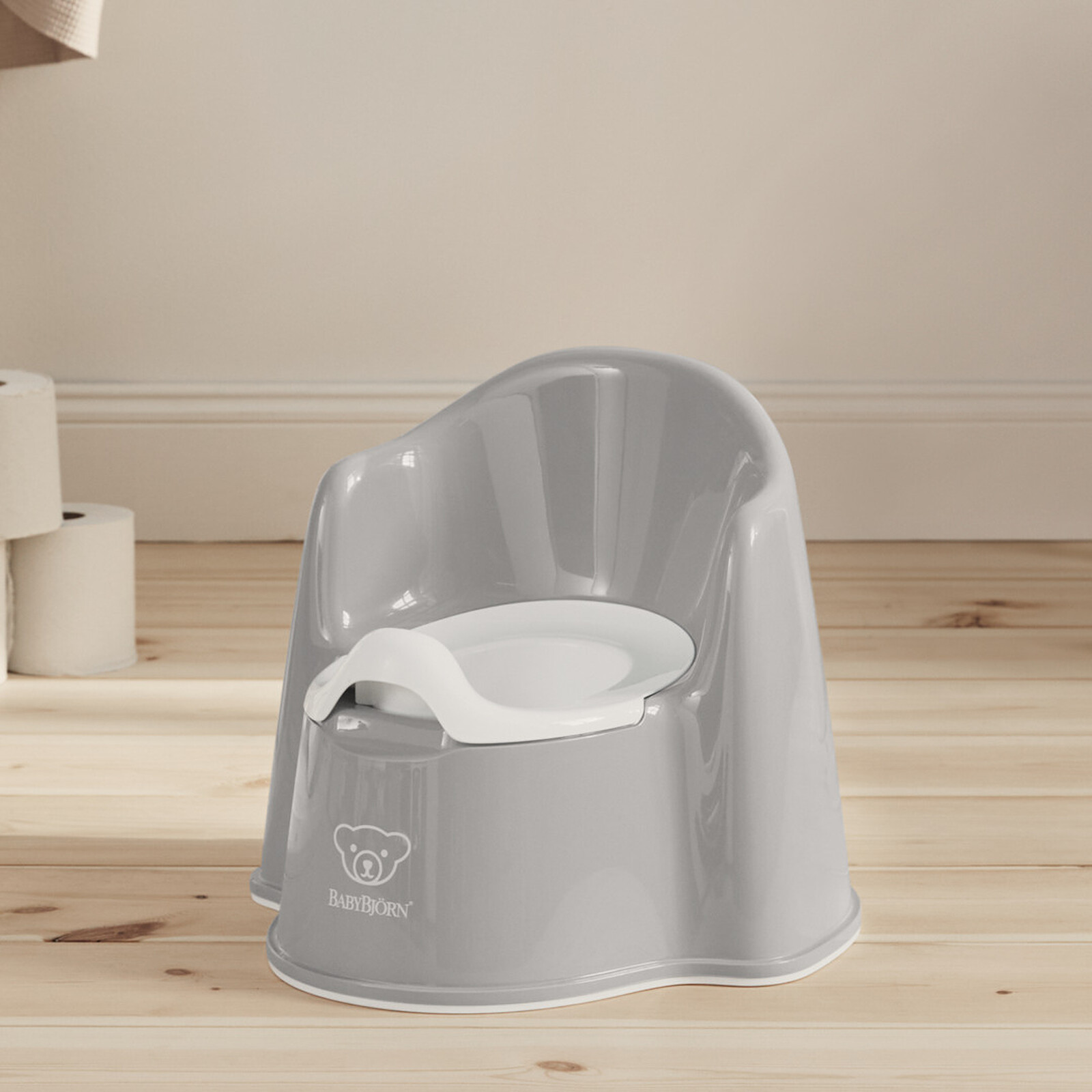 Avis Pot Fauteuil - Gris et Blanc