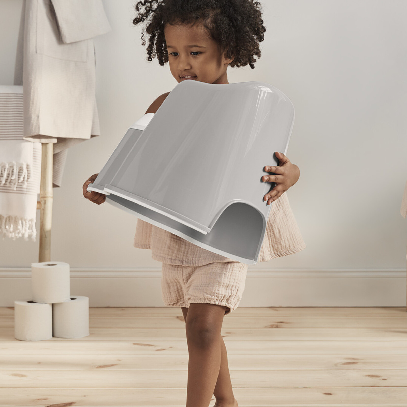 Pot Fauteuil - Gris et Blanc BabyBjörn