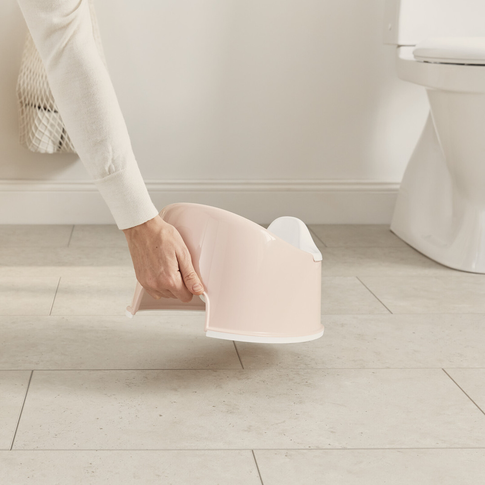Pot Smart - Rose Pastel et Blanc pas cher