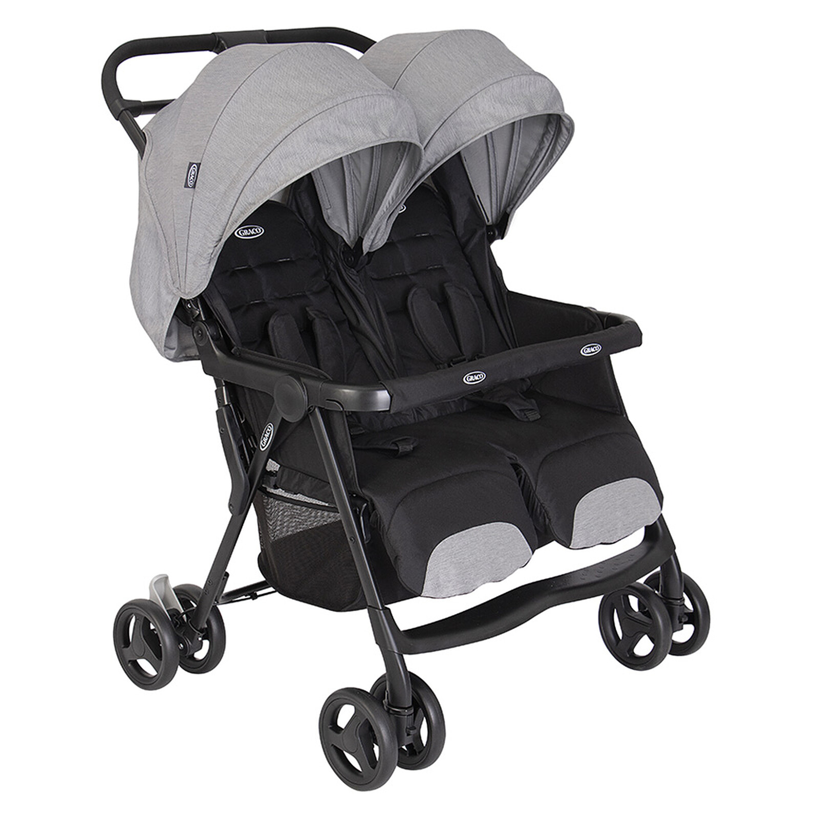 Poussette Double DuoRider - Steeple Gray Graco