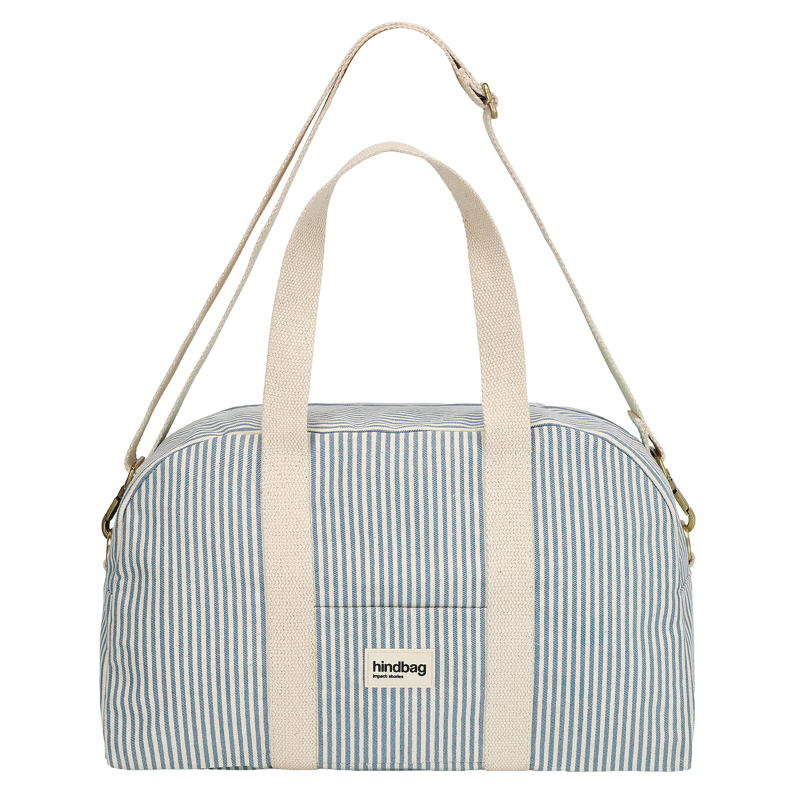 Sac à Langer Charlie - Riviera Rayures Bleu Hindbag