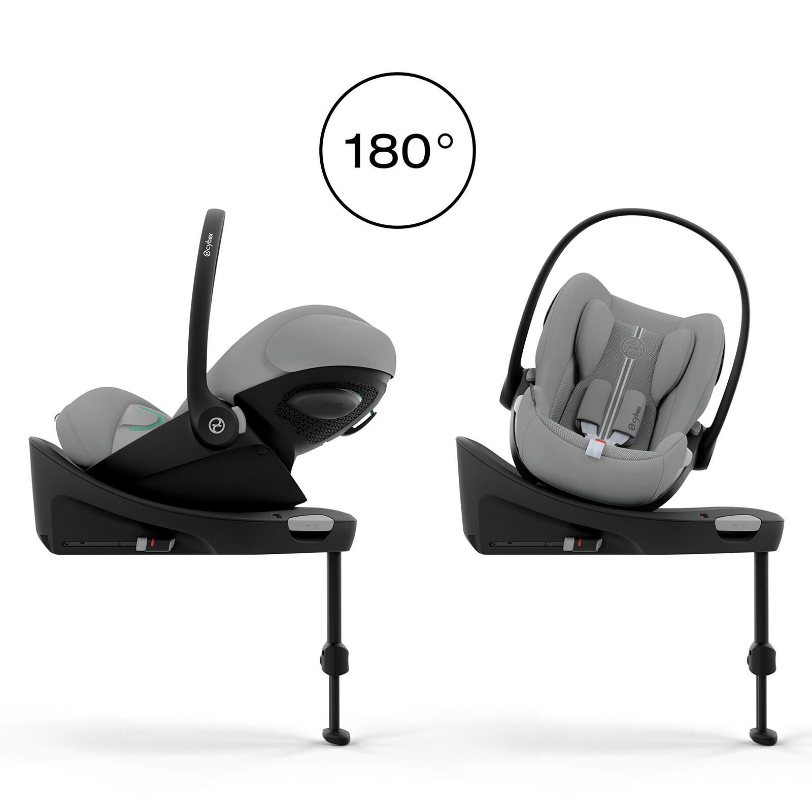 Siège Auto Cloud G3 Plus -Size Groupe 0+ - Stone Grey Cybex